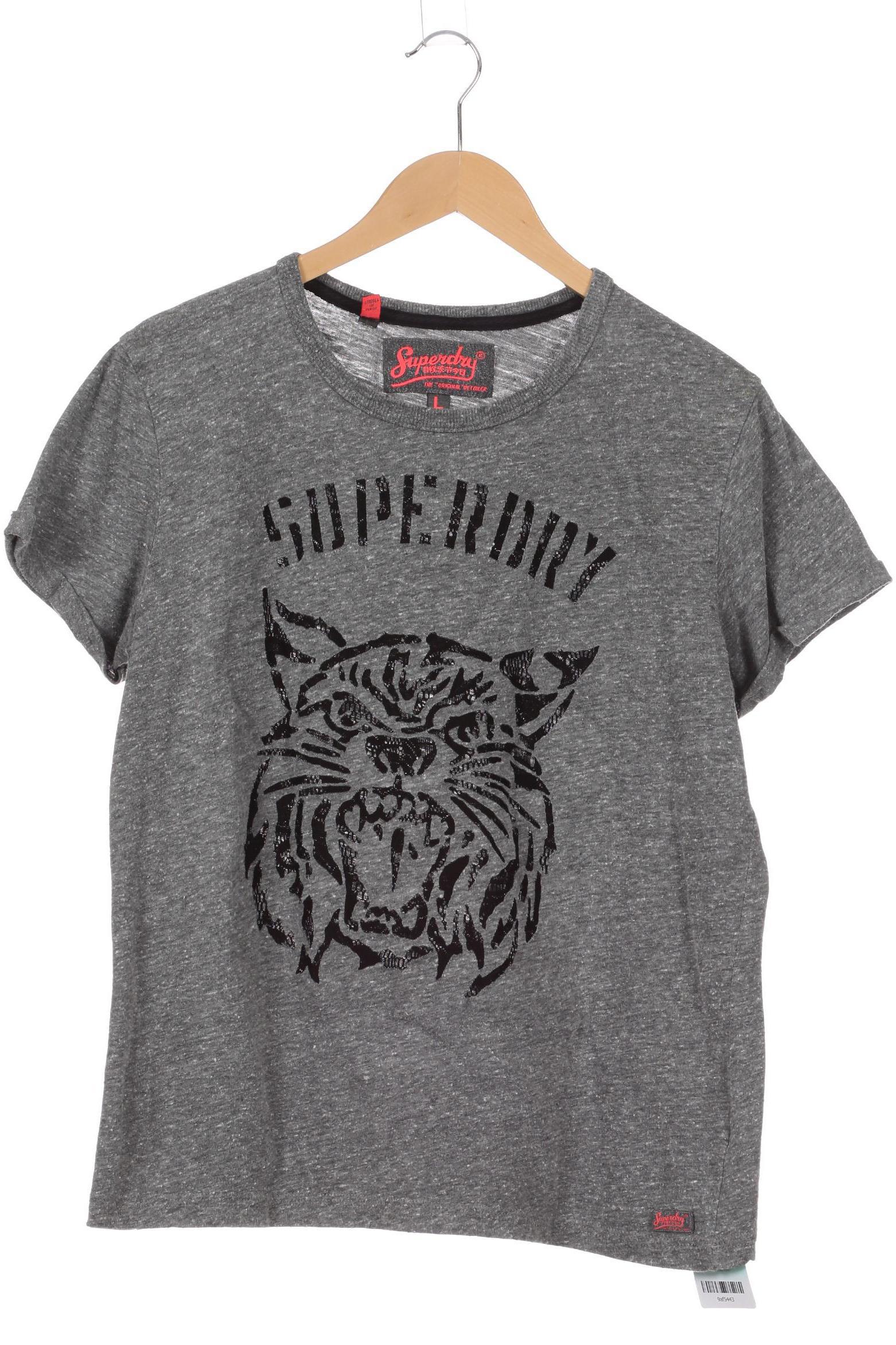

Superdry Damen T-Shirt, grau, Gr.