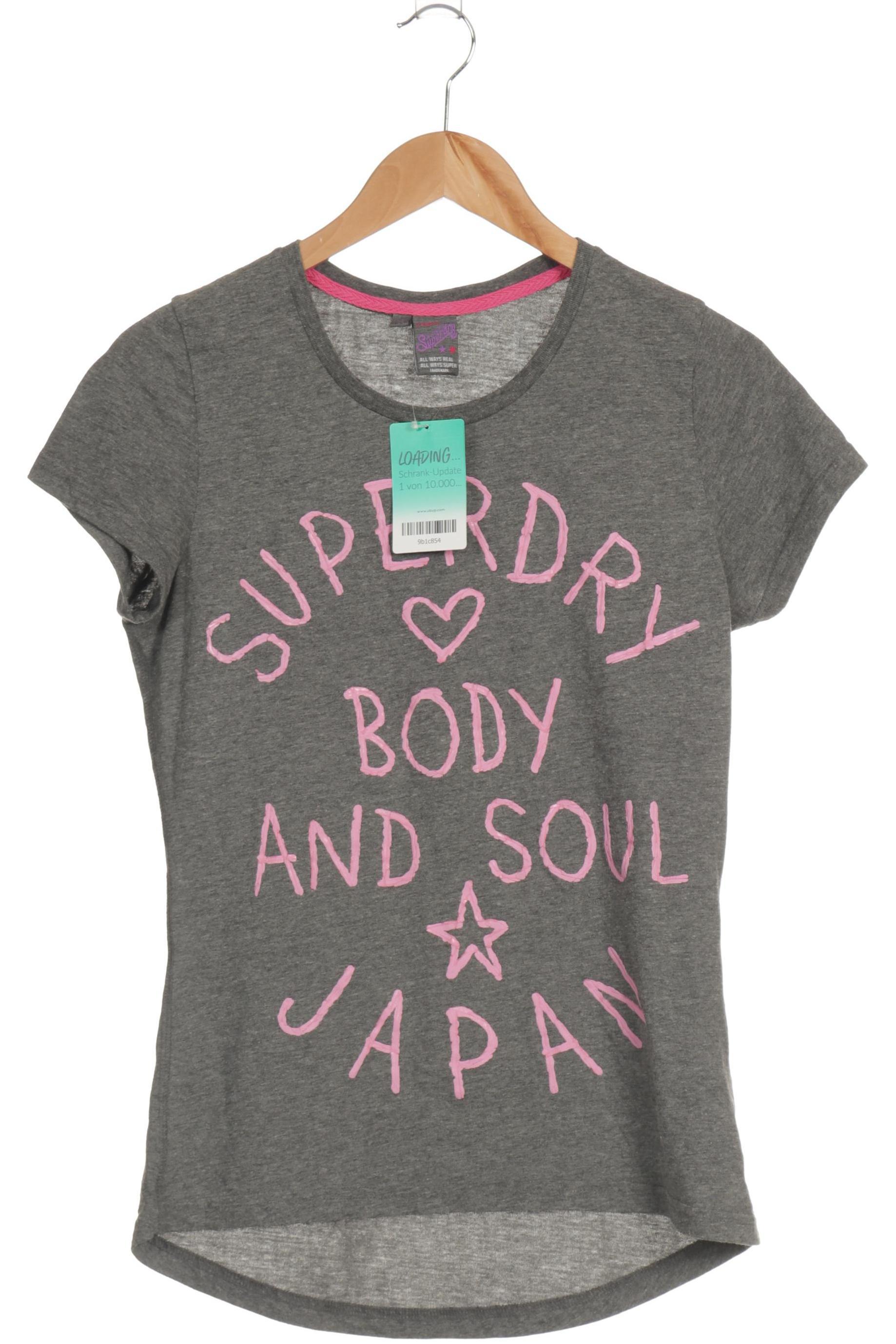 

Superdry Damen T-Shirt, grau, Gr.