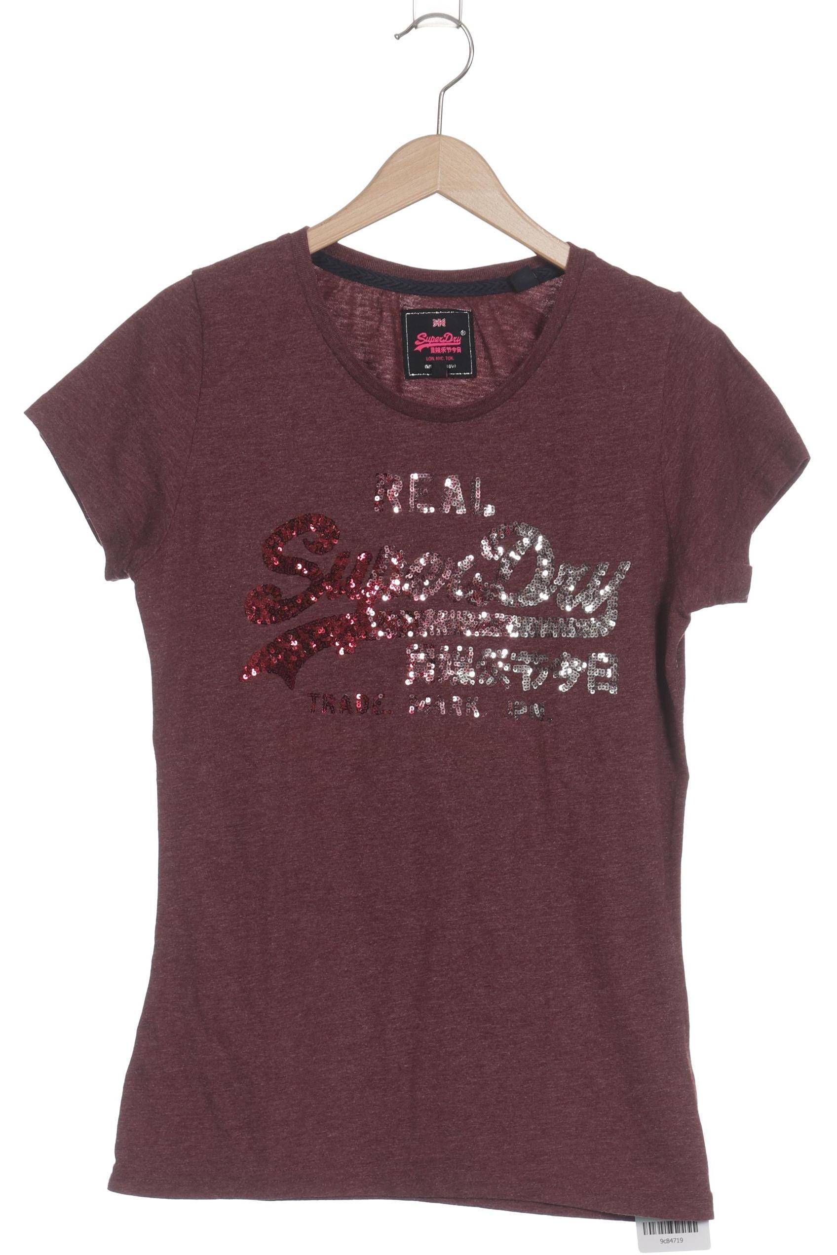 

Superdry Damen T-Shirt, rot, Gr.