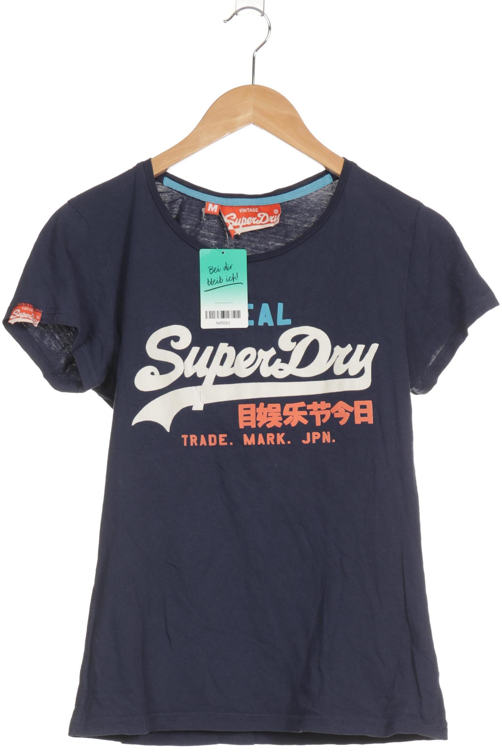 

Superdry Damen T-Shirt, blau, Gr.