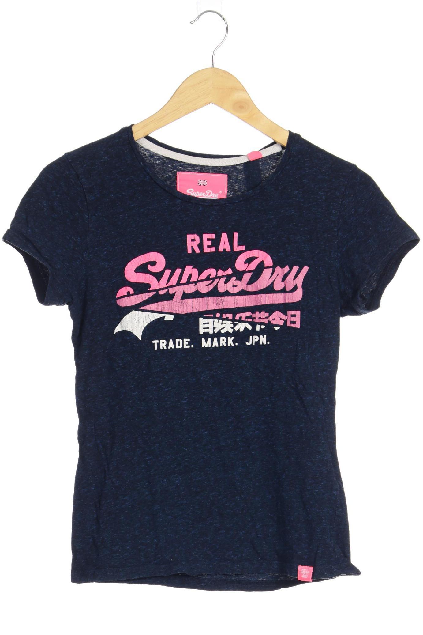 

Superdry Damen T-Shirt, blau, Gr.