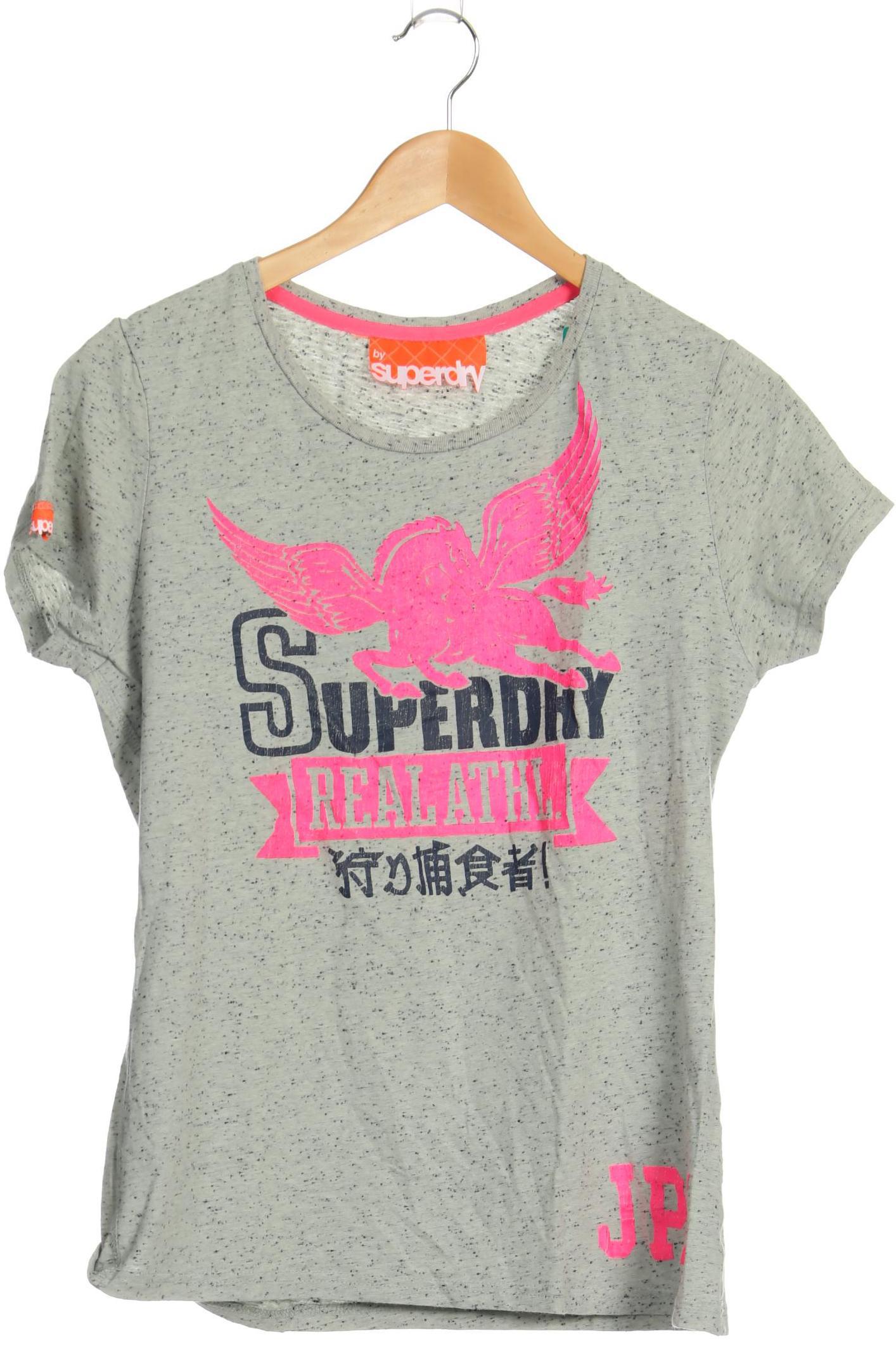 

Superdry Damen T-Shirt, grau, Gr.