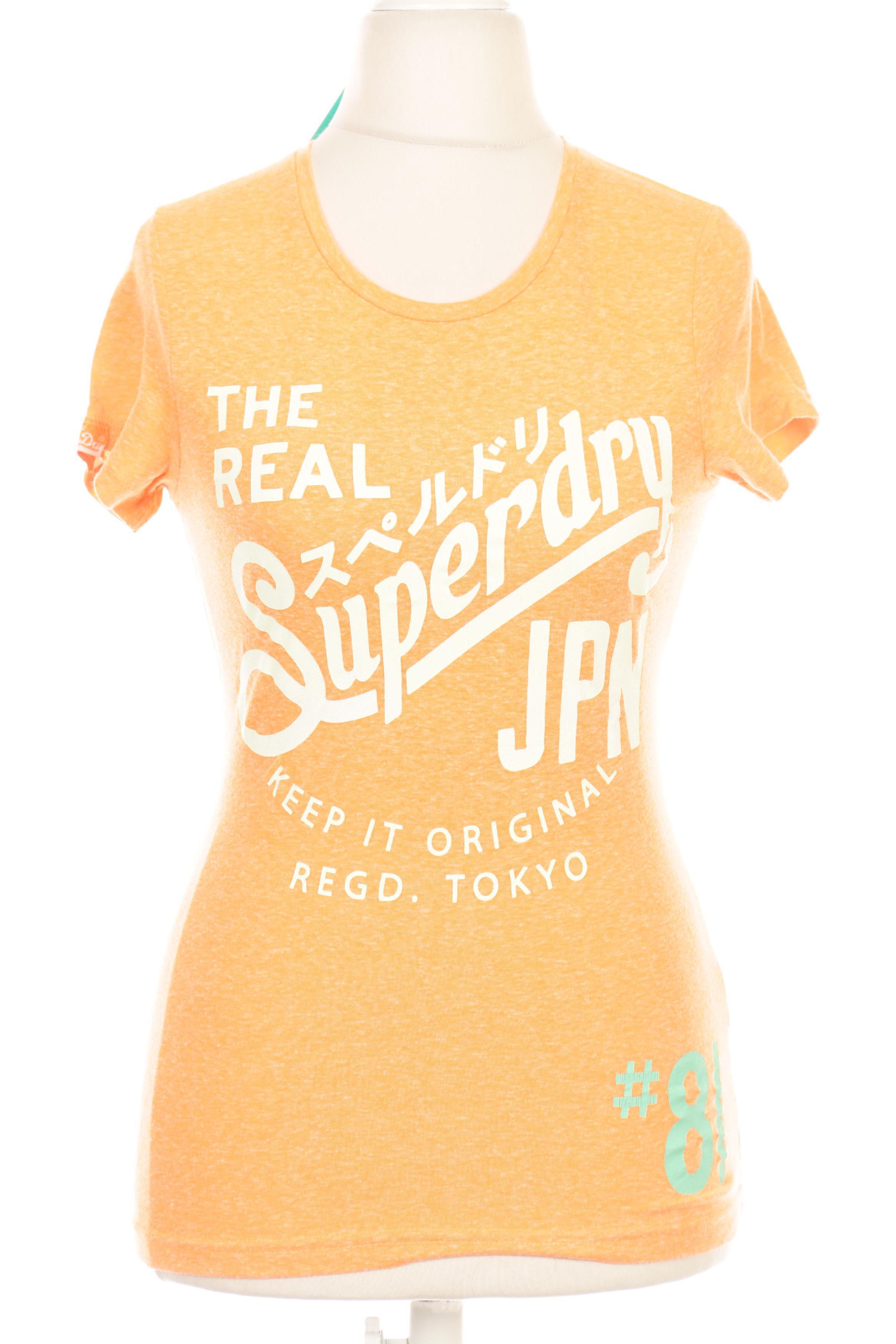 

Superdry Damen T-Shirt, orange, Gr.