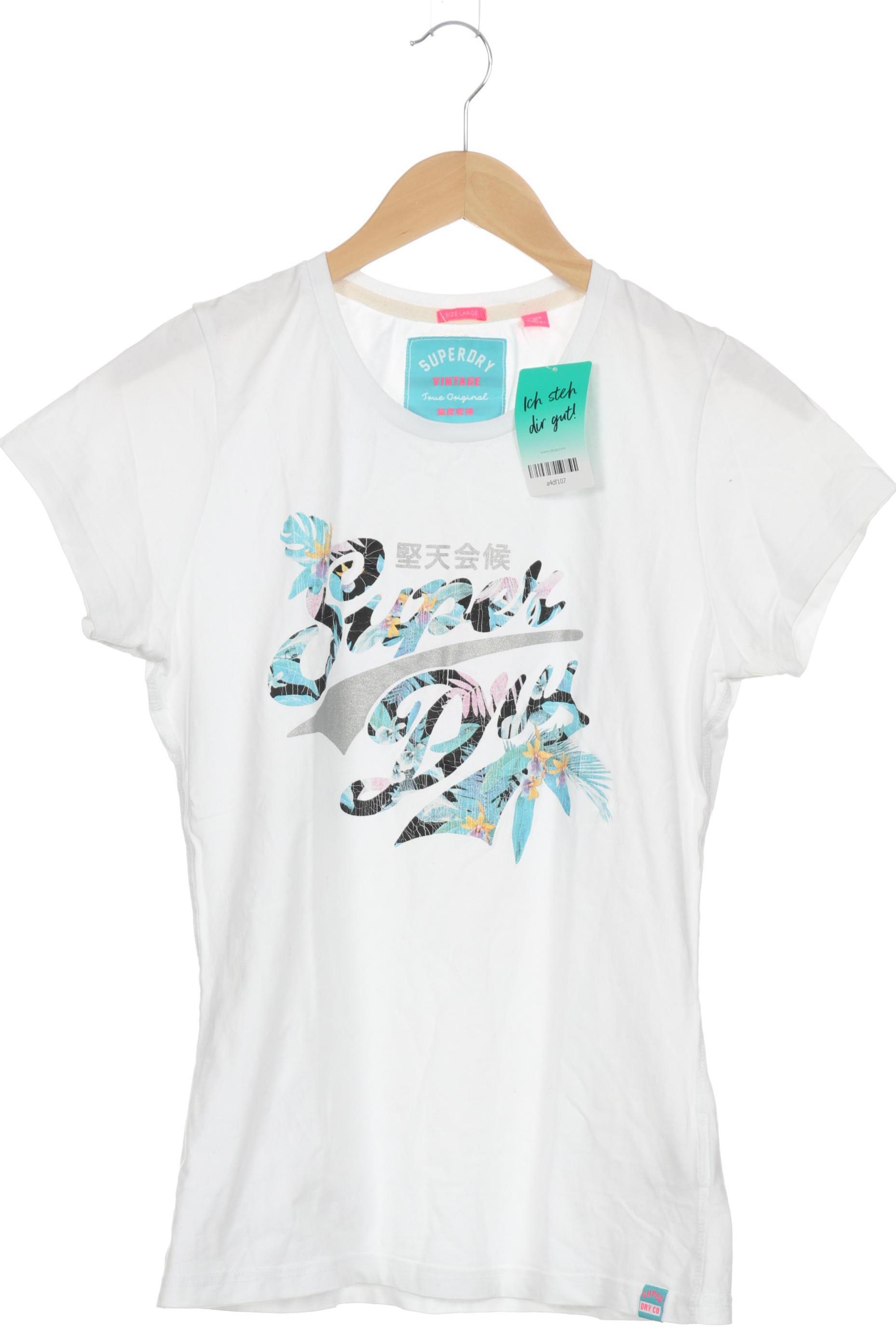 

Superdry Damen T-Shirt, weiß, Gr.