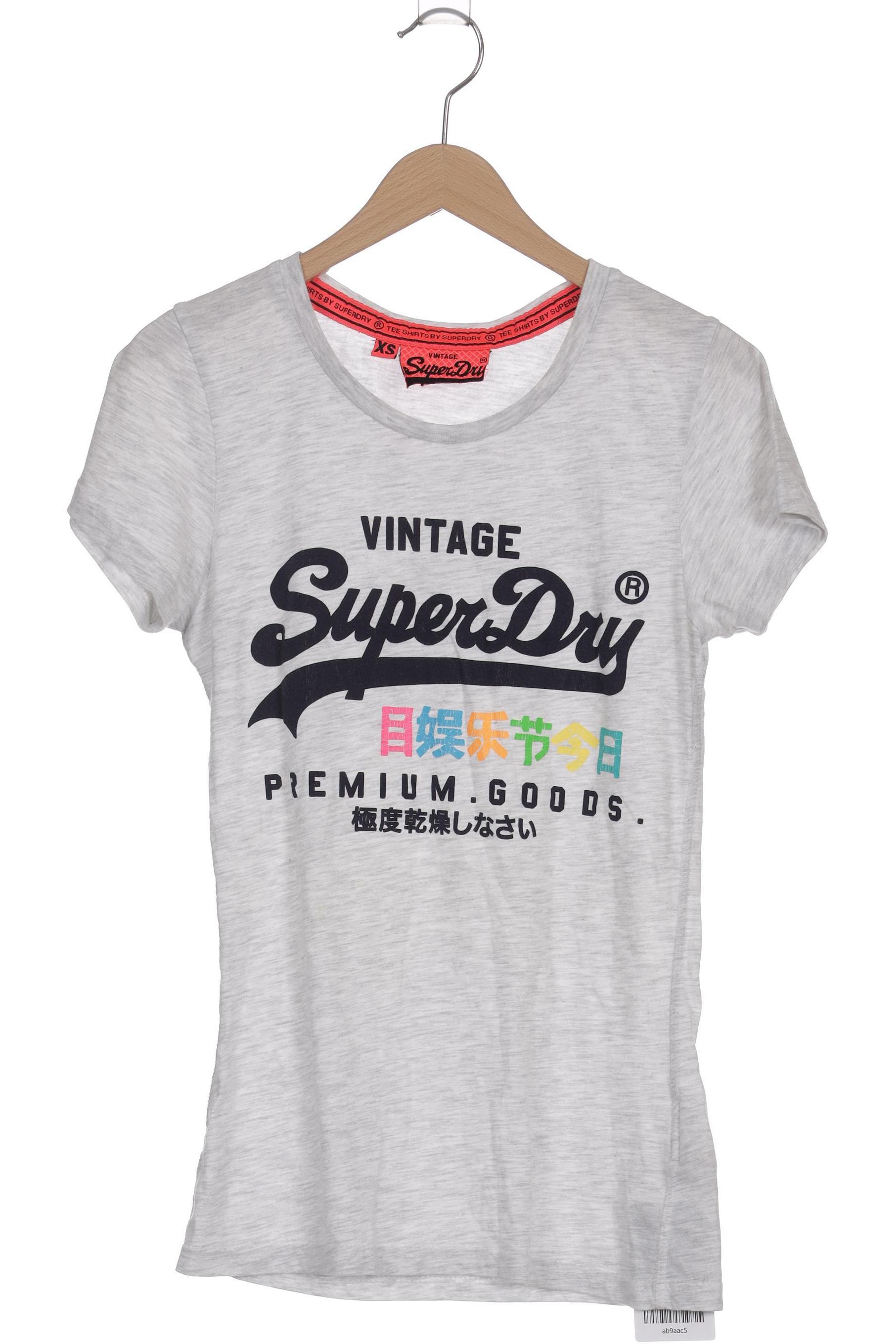 

Superdry Damen T-Shirt, grau, Gr.