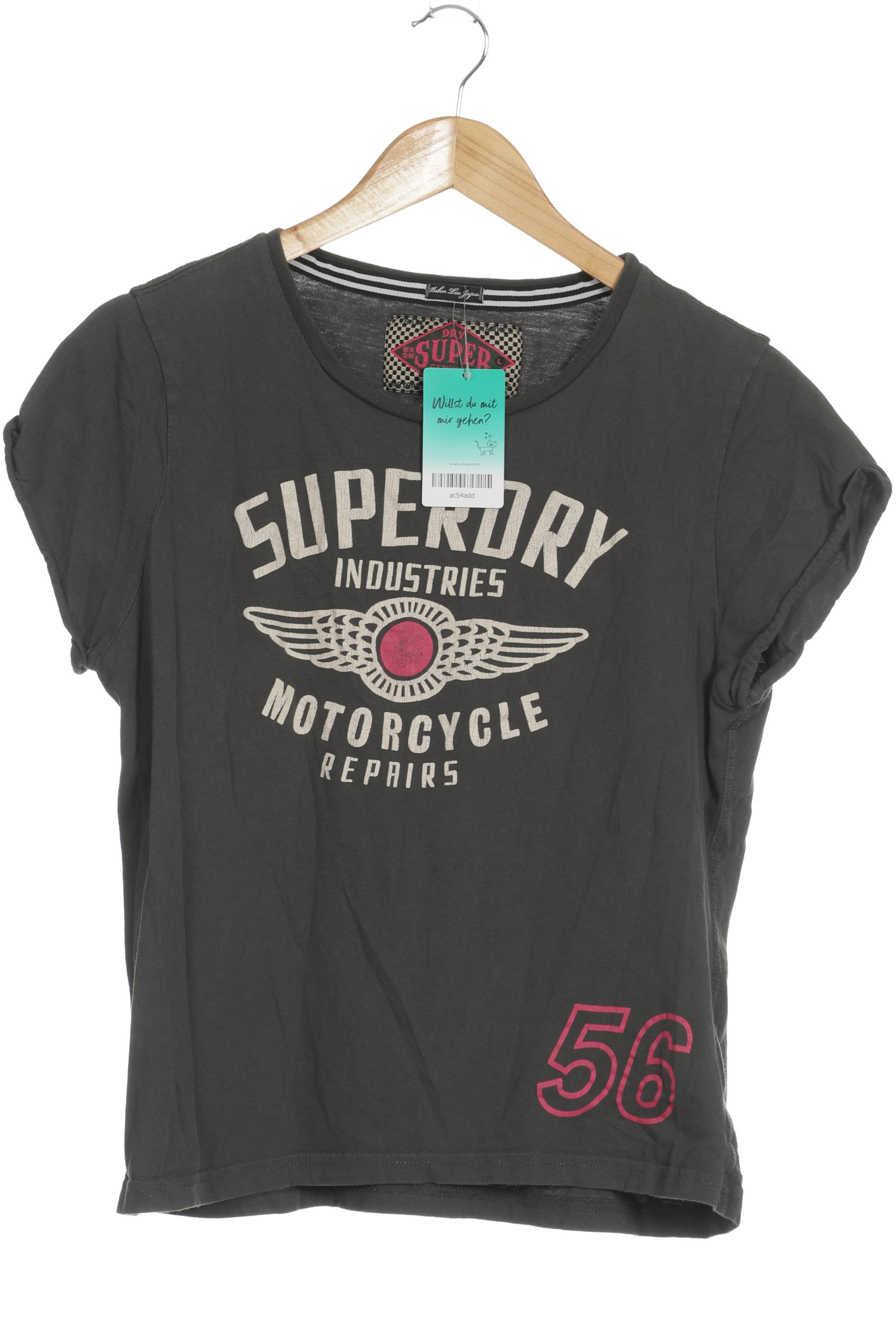 

Superdry Damen T-Shirt, grün, Gr.