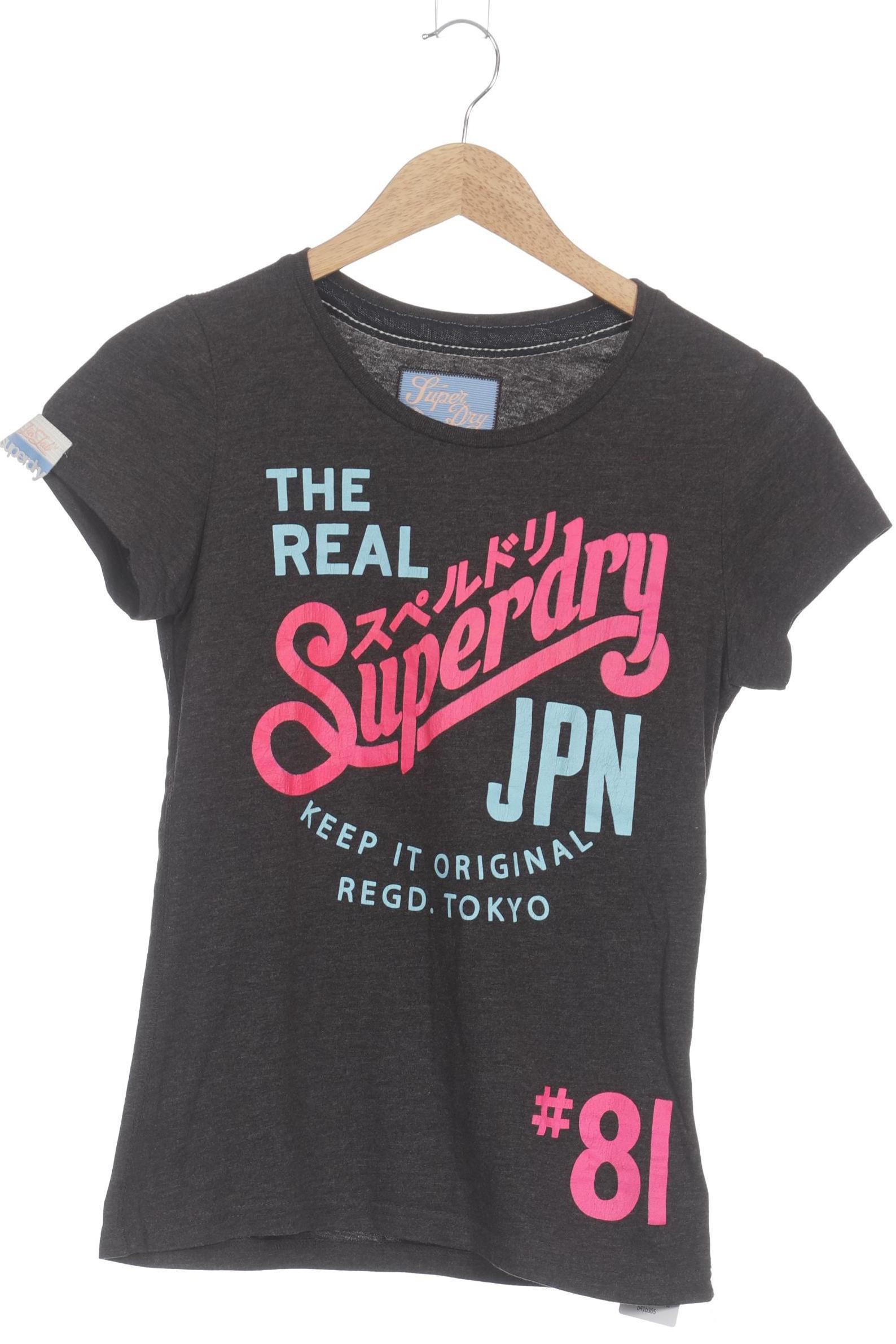 

Superdry Damen T-Shirt, grau, Gr.