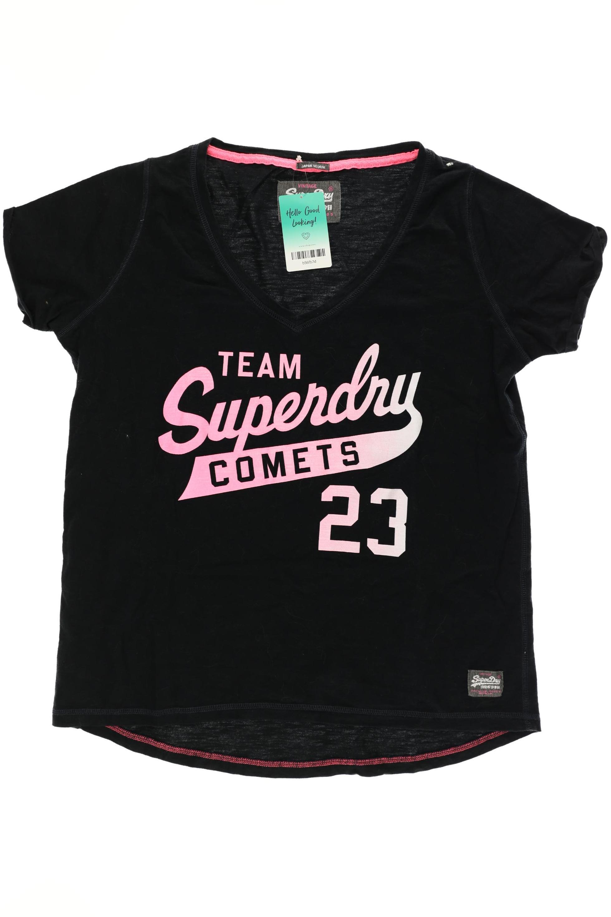 

Superdry Damen T-Shirt, schwarz, Gr.
