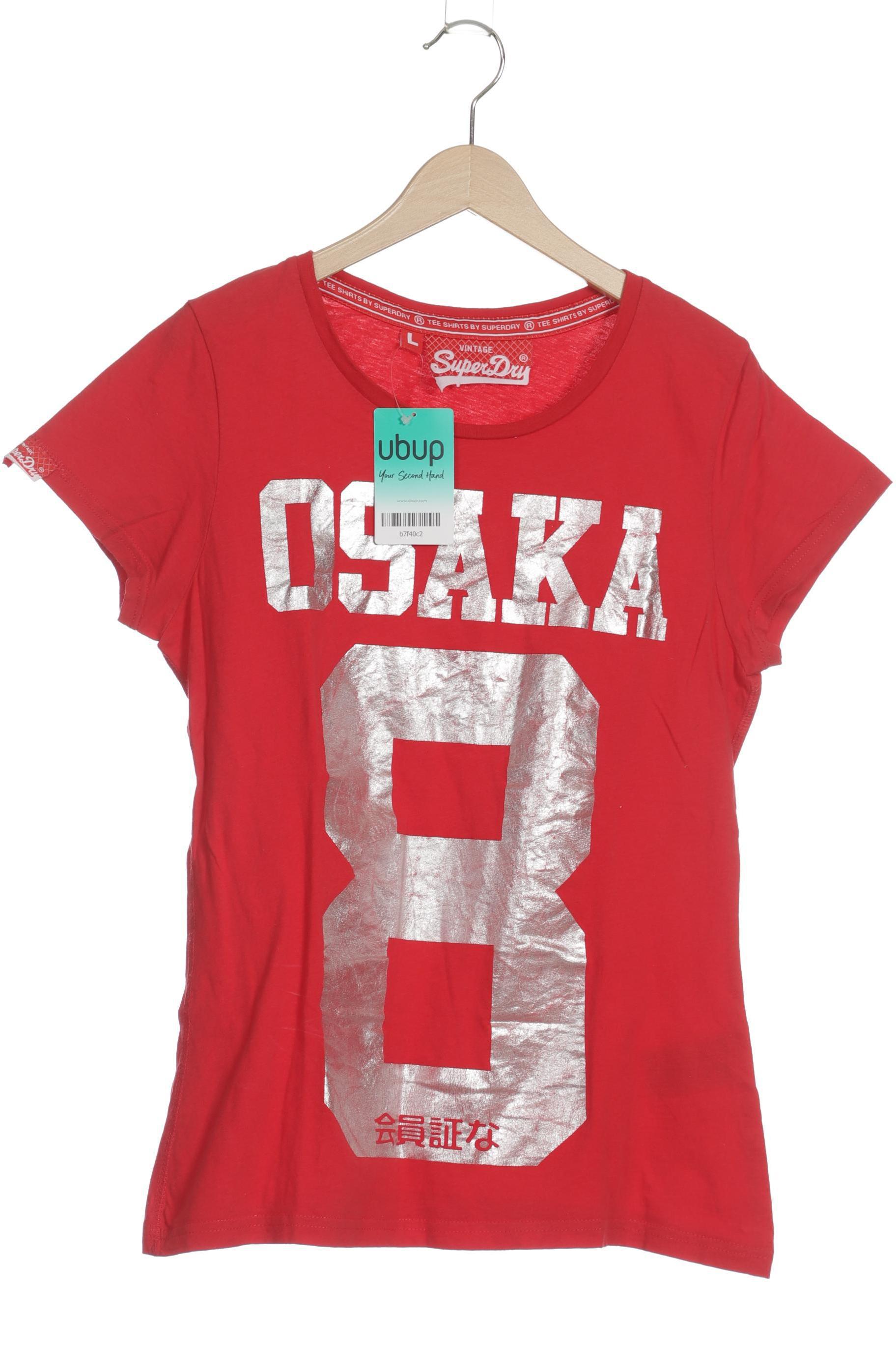 

Superdry Damen T-Shirt, rot, Gr.