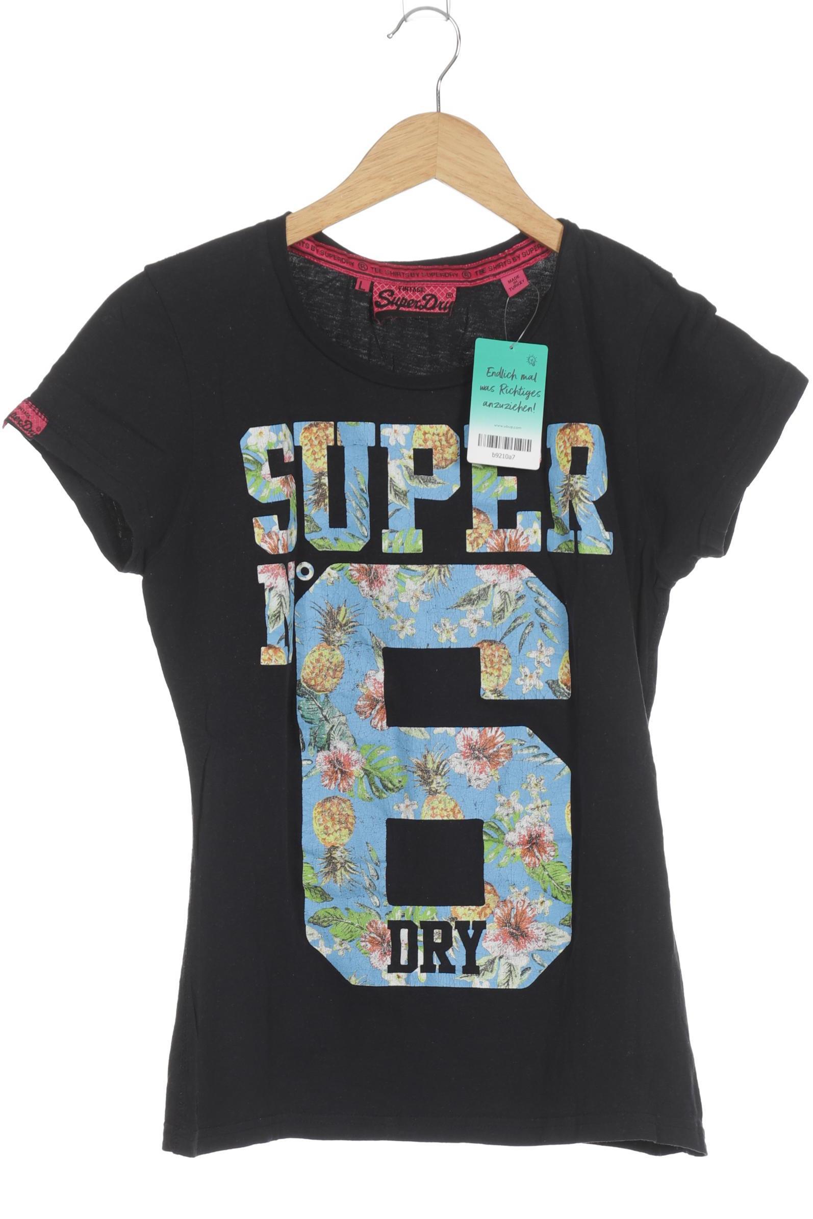 

Superdry Damen T-Shirt, schwarz, Gr.