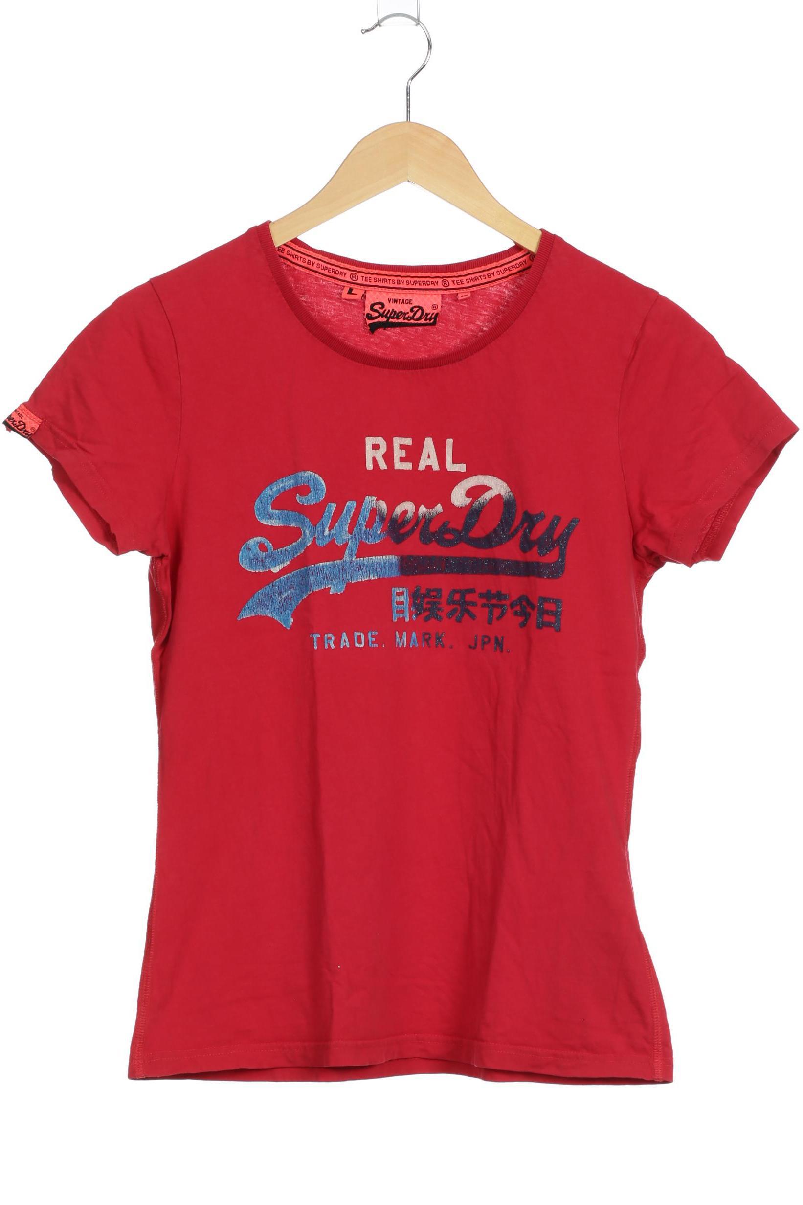 

Superdry Damen T-Shirt, rot, Gr.