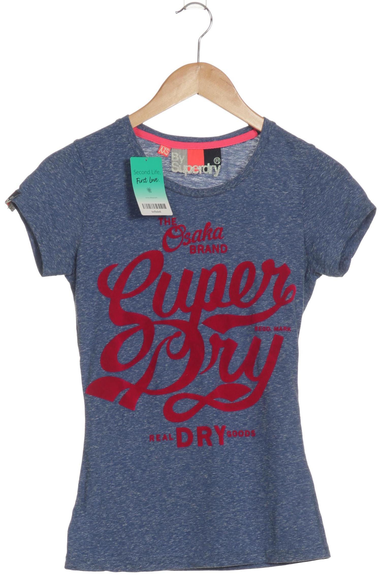 

Superdry Damen T-Shirt, blau, Gr.