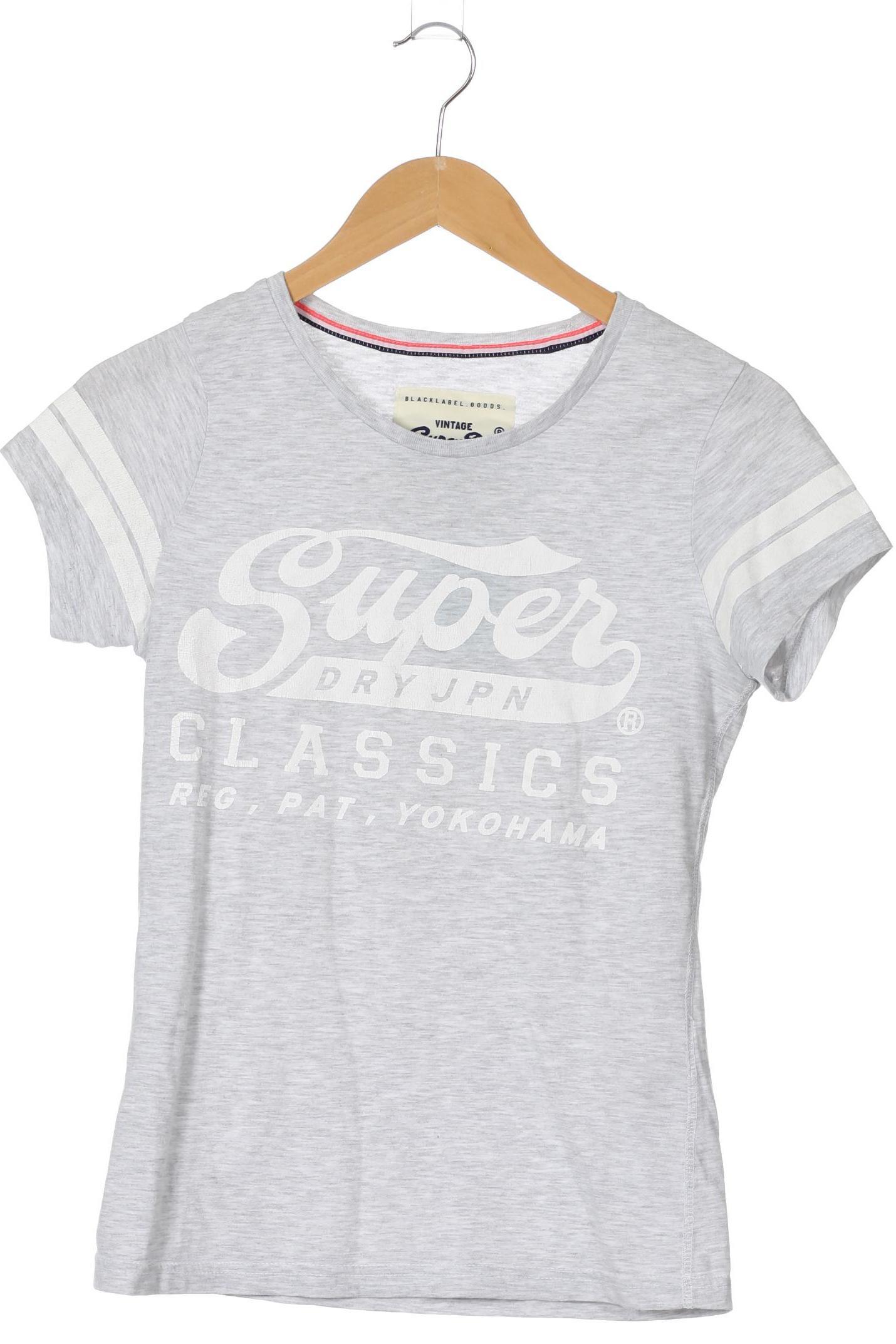 

Superdry Damen T-Shirt, grau, Gr.
