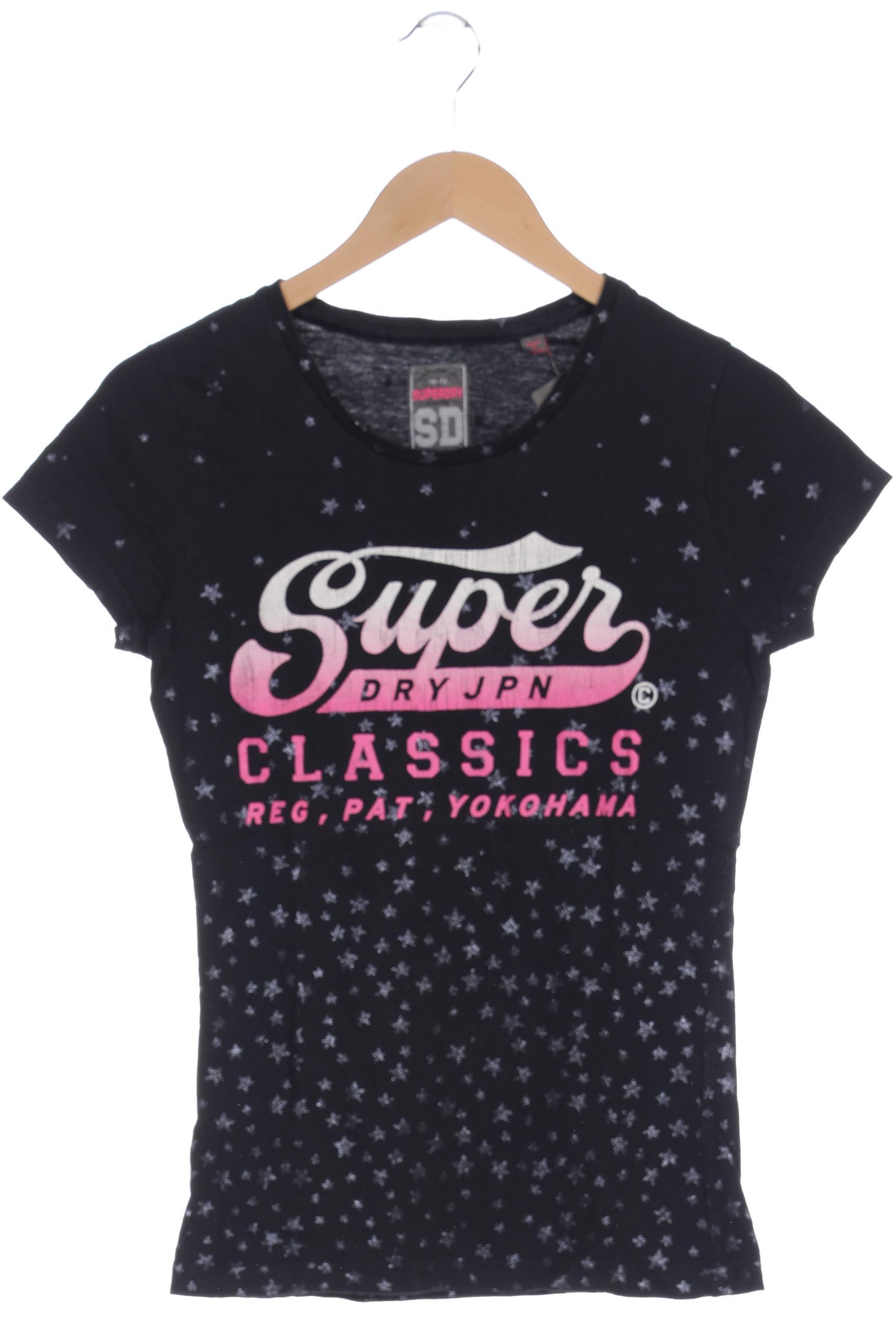 

Superdry Damen T-Shirt, schwarz, Gr.