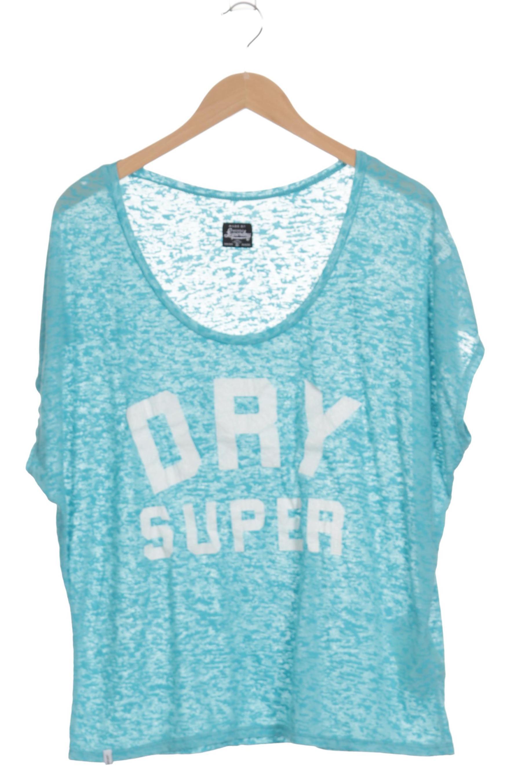 

Superdry Damen T-Shirt, blau, Gr.