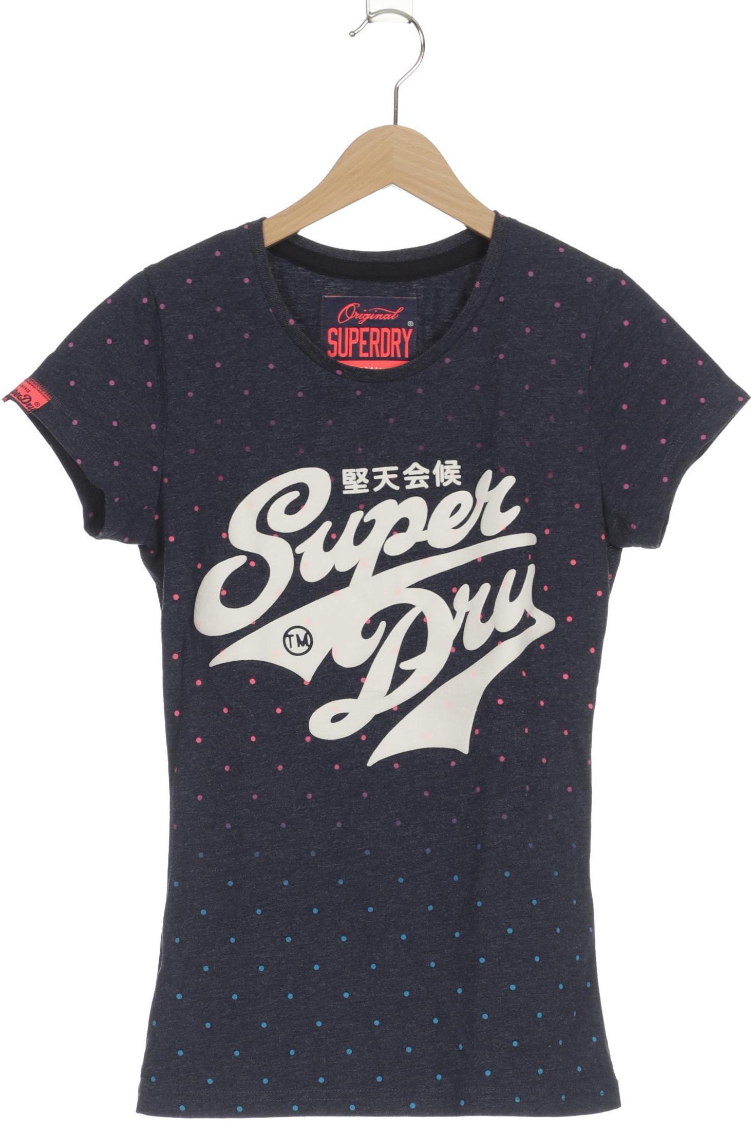 

Superdry Damen T-Shirt, blau, Gr.