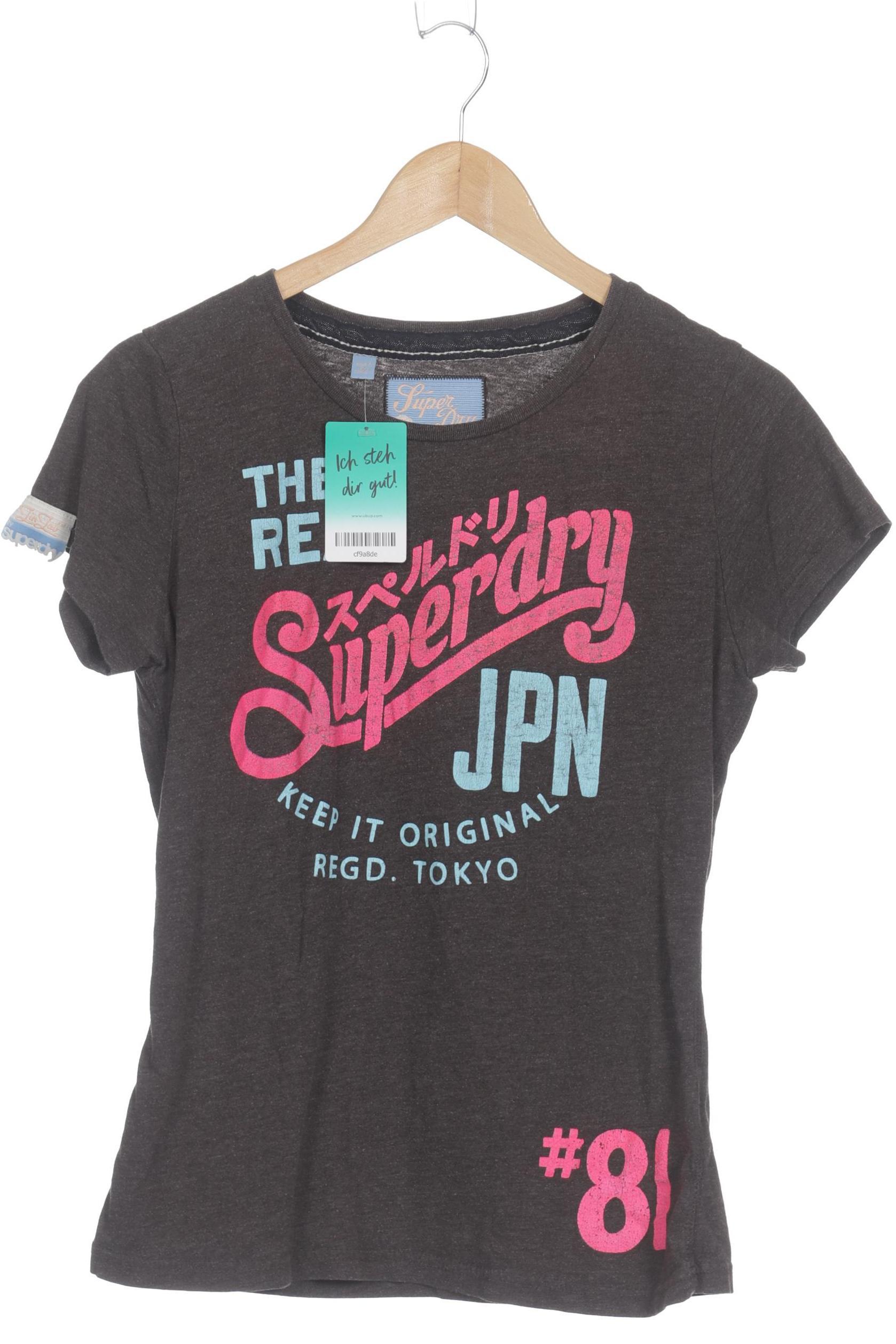 

Superdry Damen T-Shirt, grau, Gr.