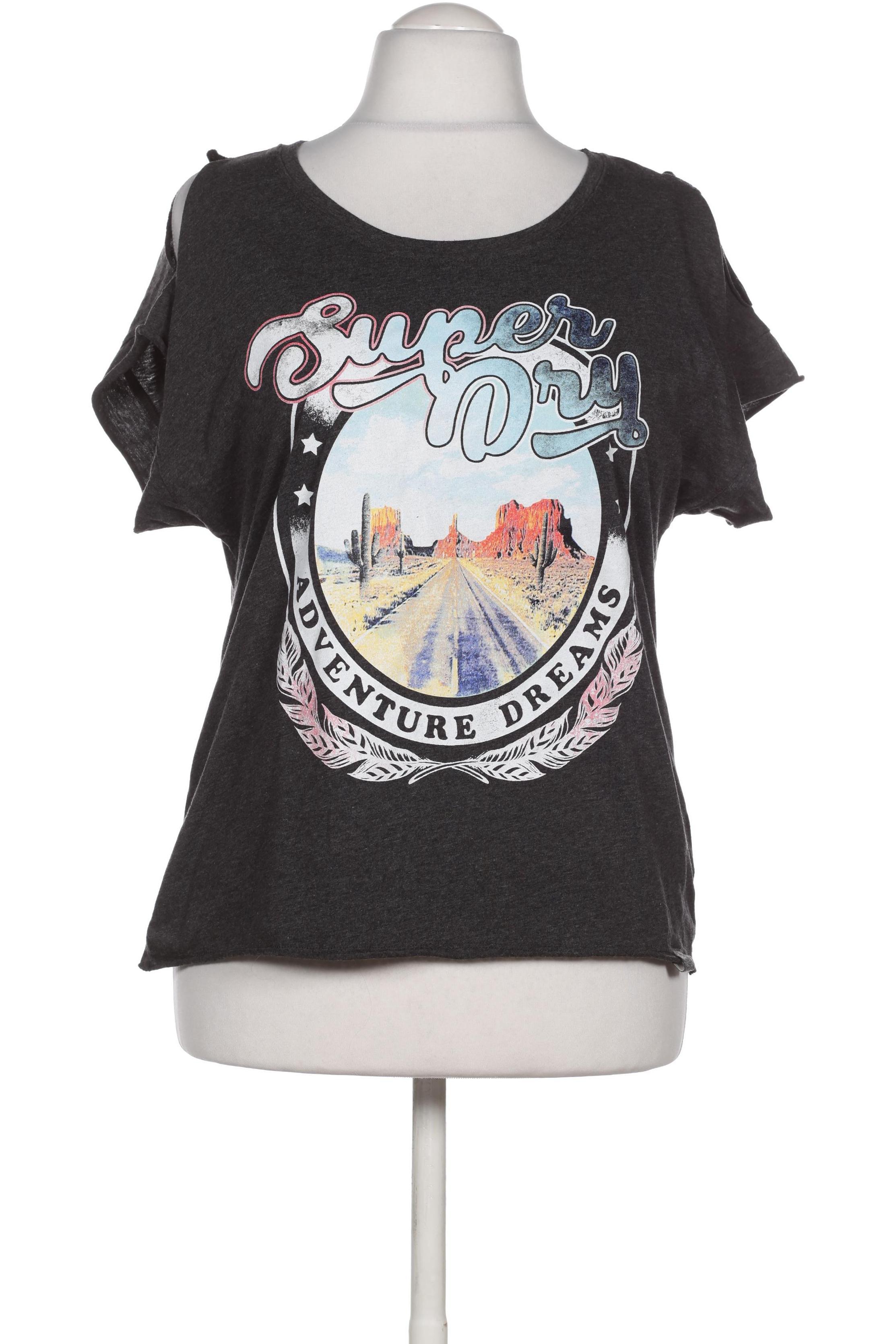 

Superdry Damen T-Shirt, grau, Gr.