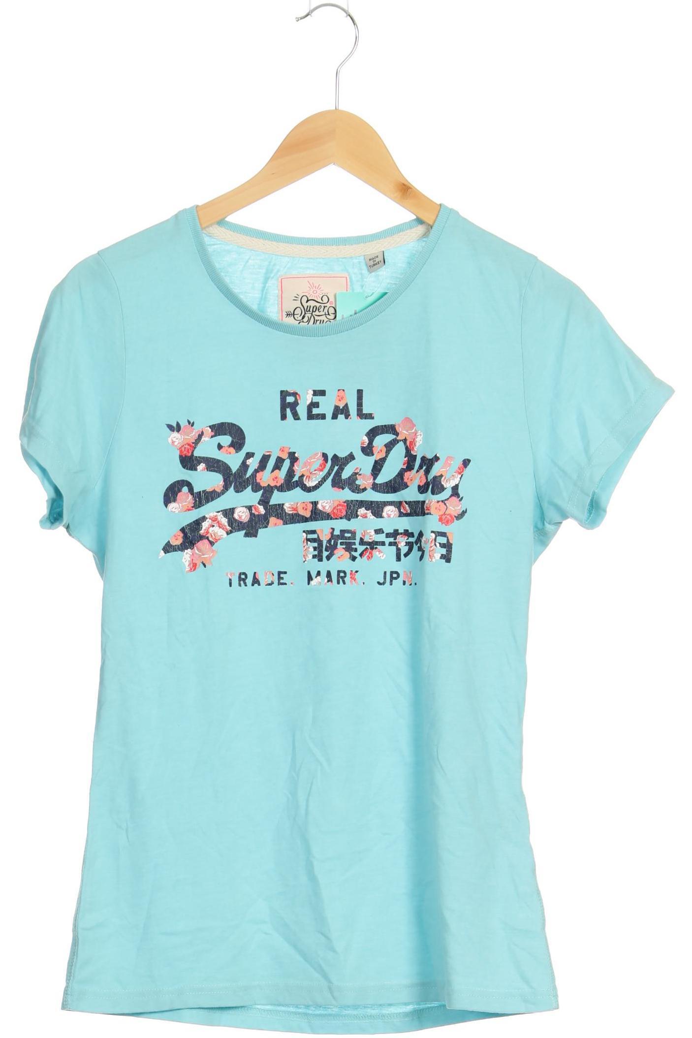 

Superdry Damen T-Shirt, blau, Gr.