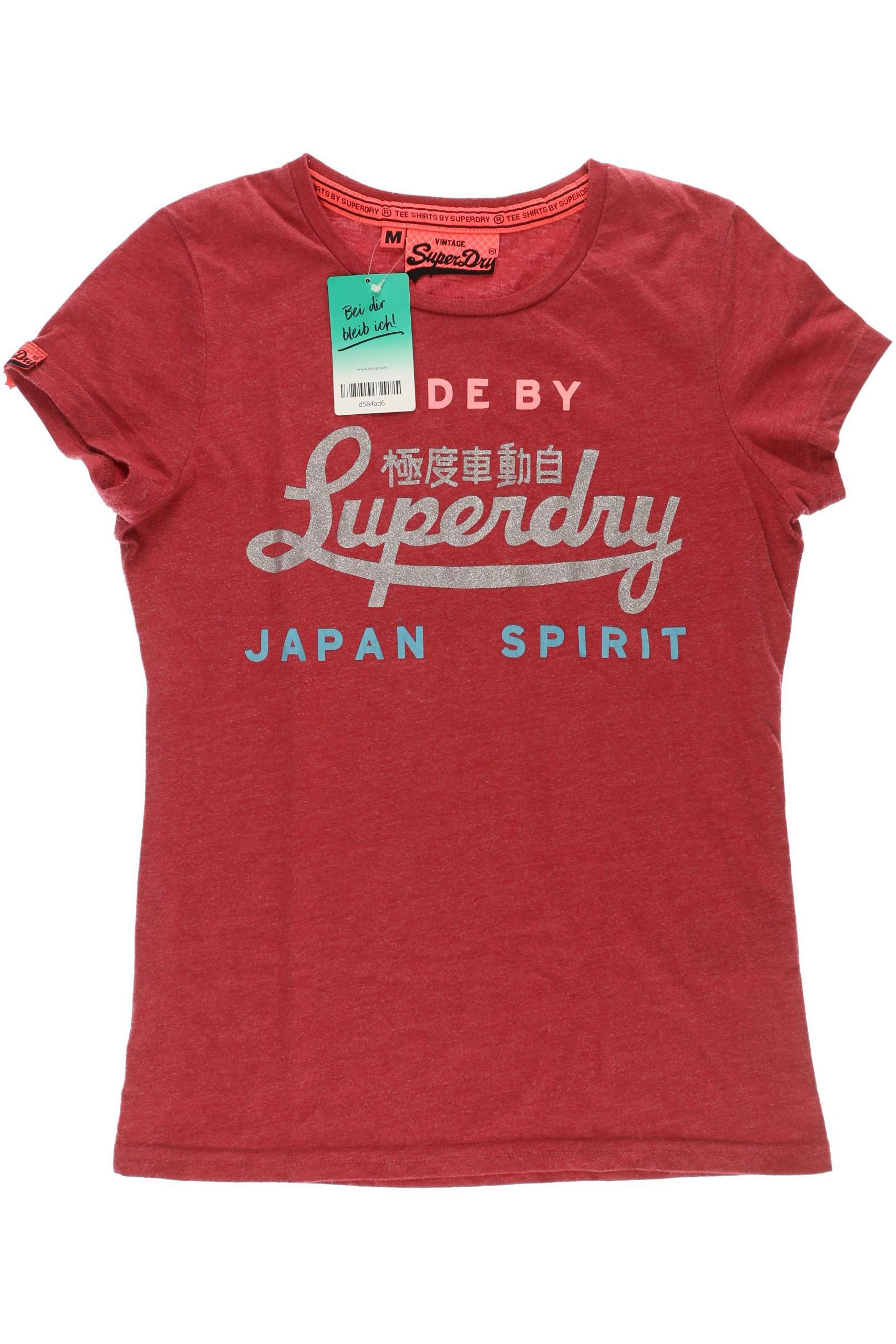 

Superdry Damen T-Shirt, rot, Gr.