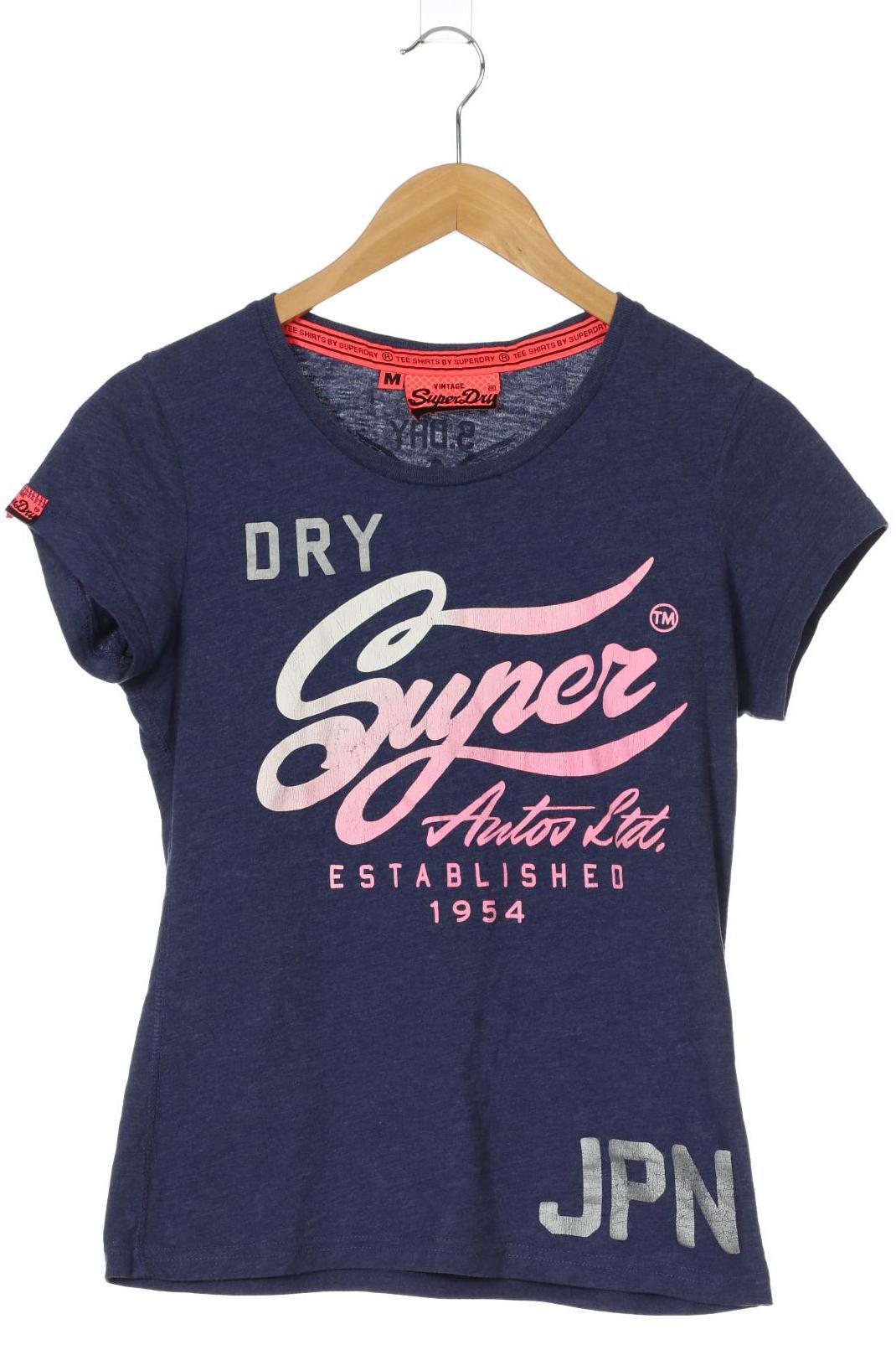 

Superdry Damen T-Shirt, blau, Gr.