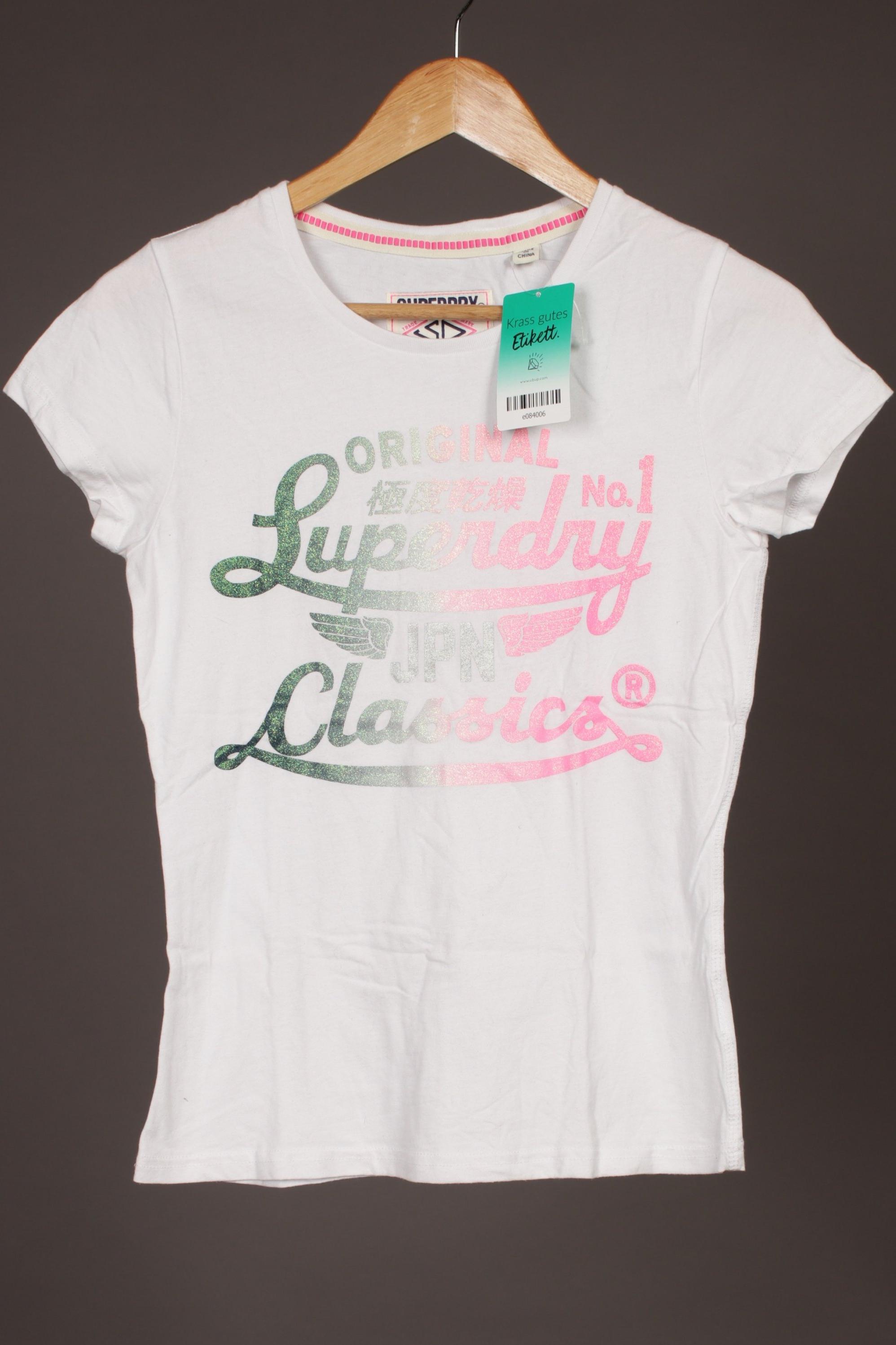 

Superdry Damen T-Shirt, weiß, Gr.