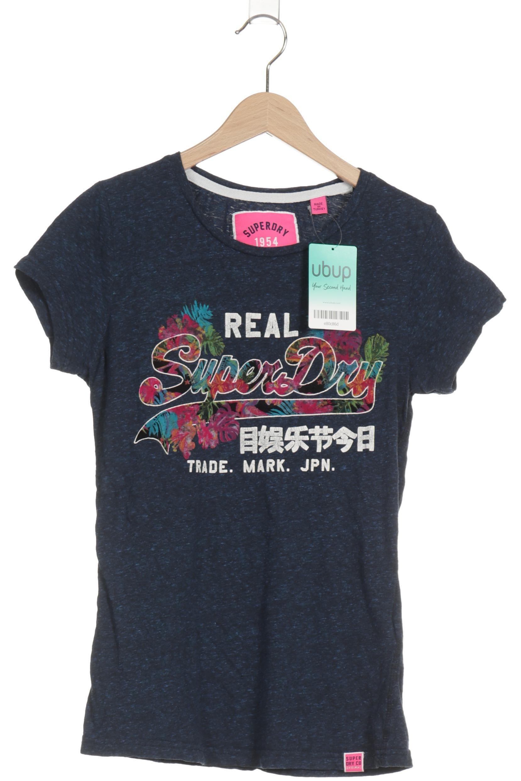 

Superdry Damen T-Shirt, blau, Gr.