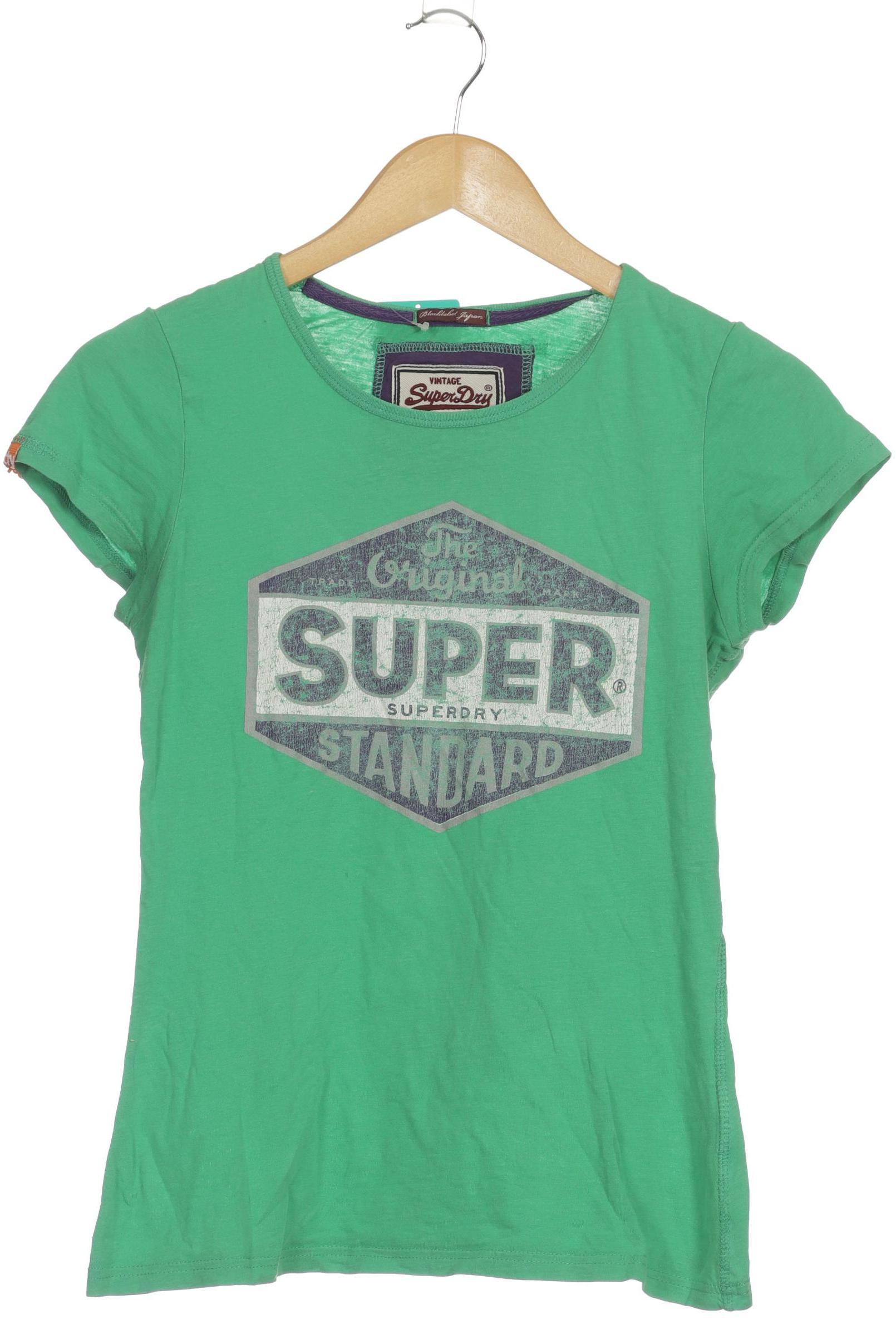

Superdry Damen T-Shirt, grün, Gr.