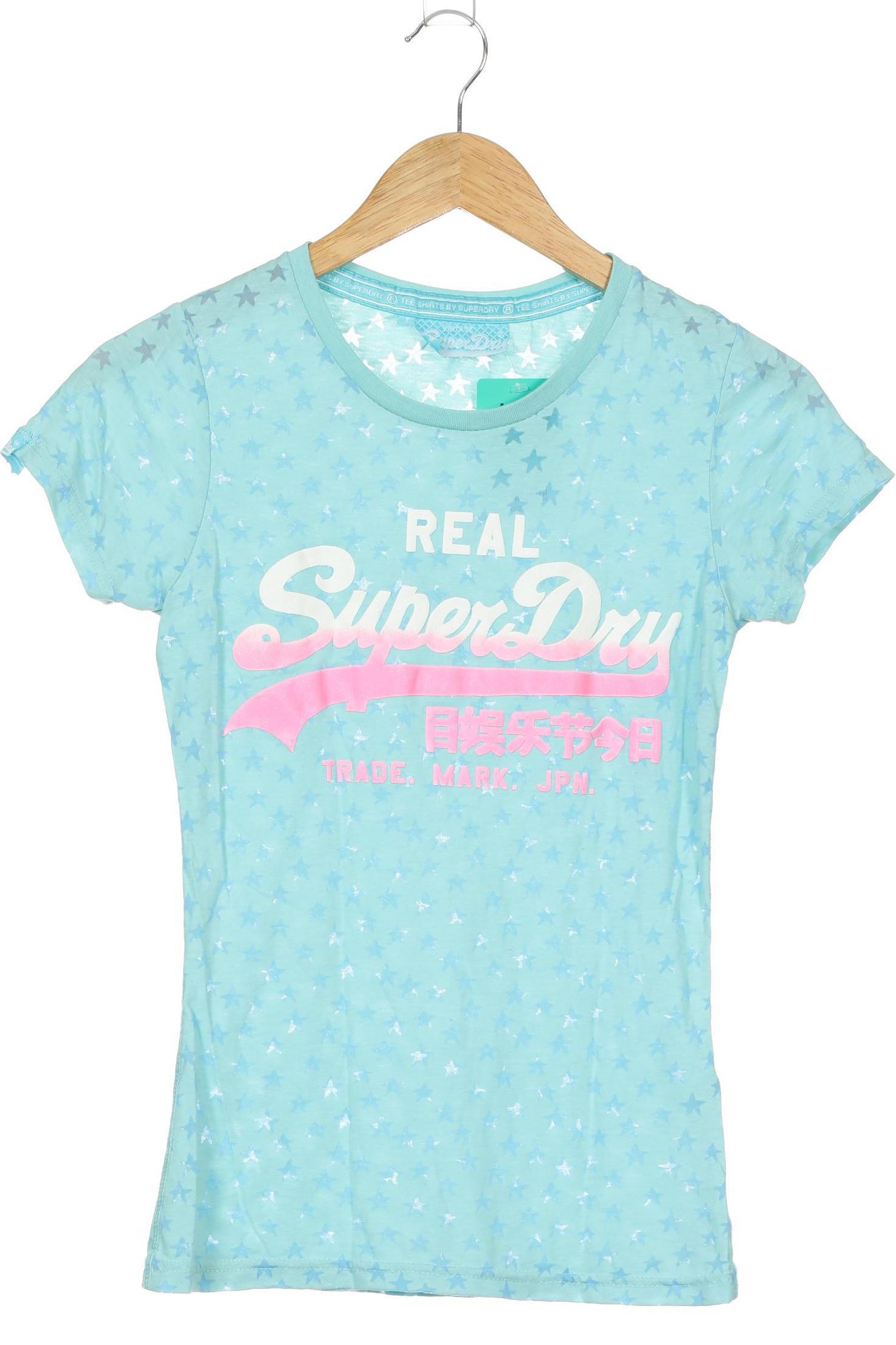 

Superdry Damen T-Shirt, türkis, Gr.