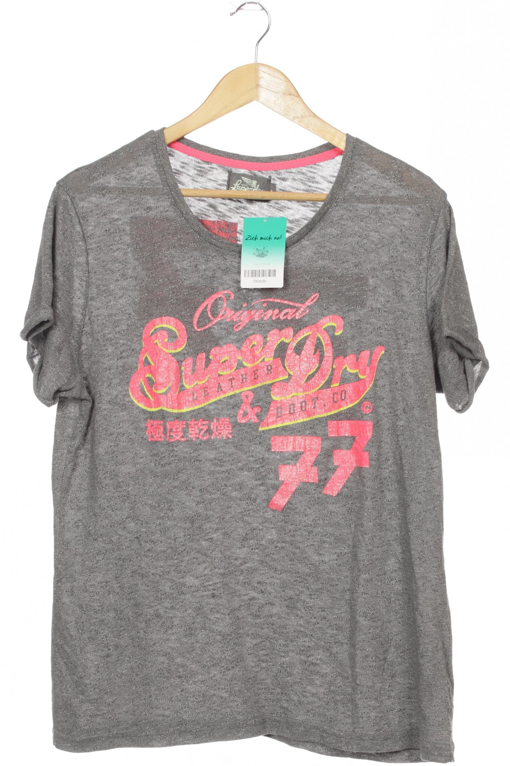 

Superdry Damen T-Shirt, grau, Gr.