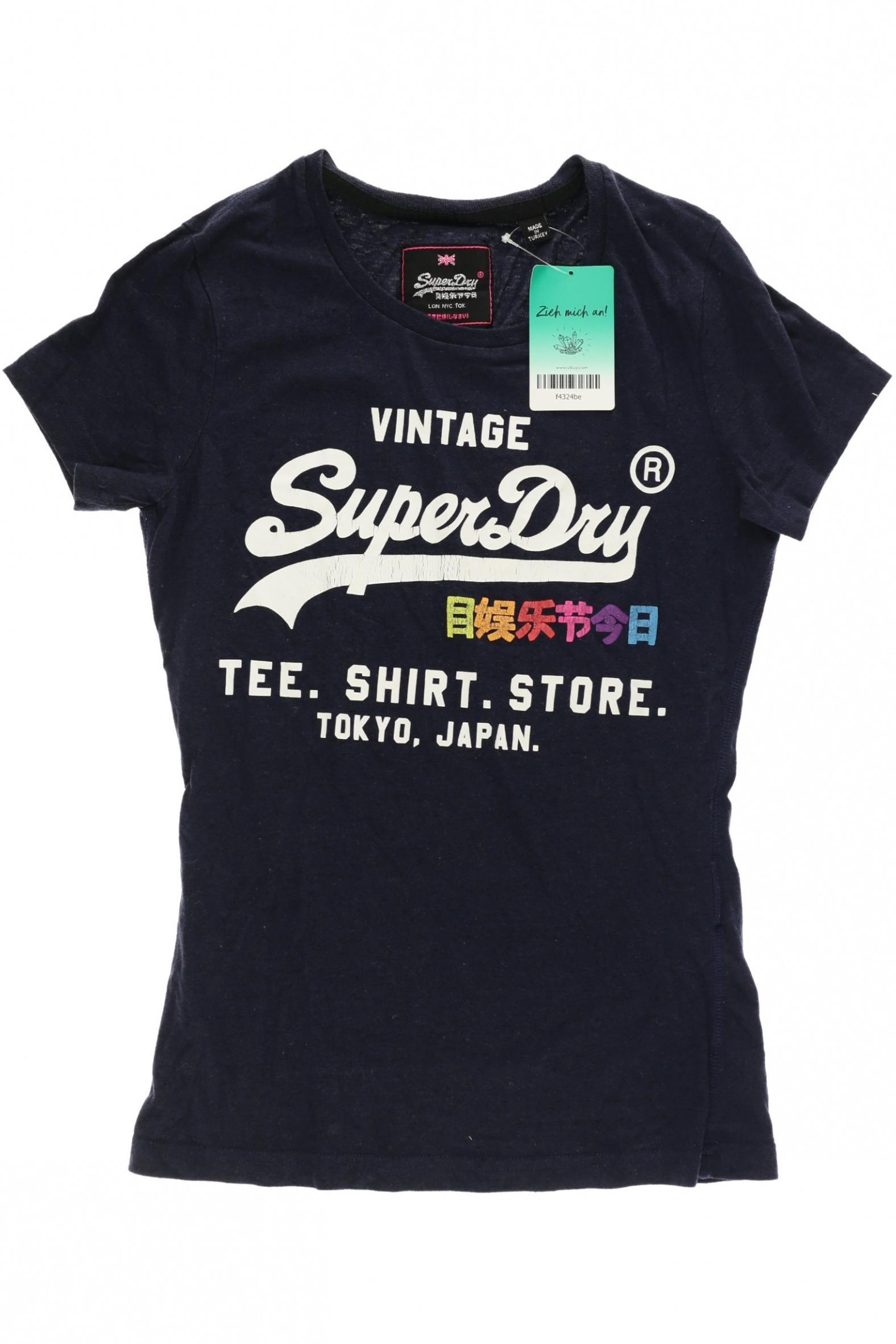 

Superdry Damen T-Shirt, blau, Gr.