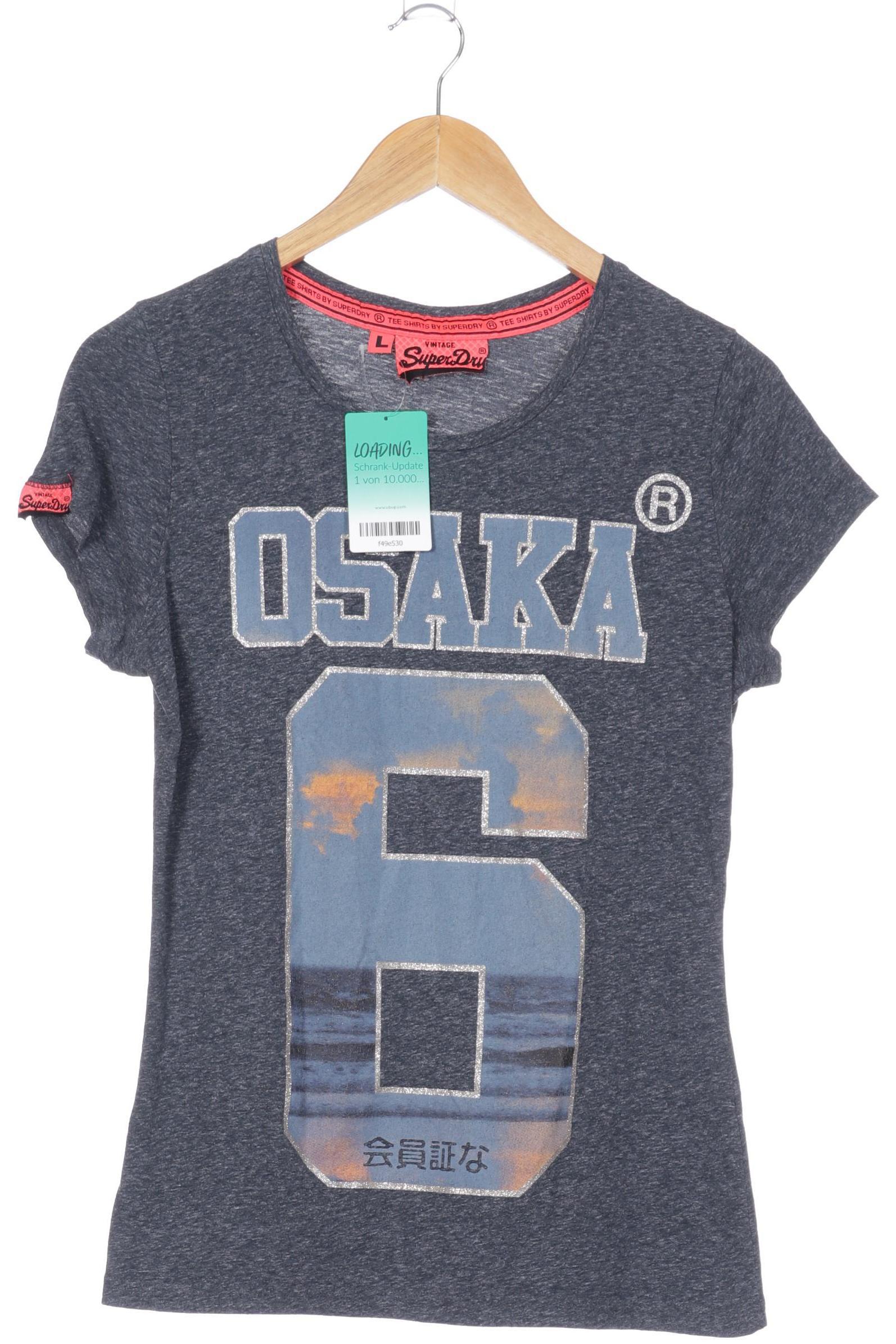 

Superdry Damen T-Shirt, grau, Gr.