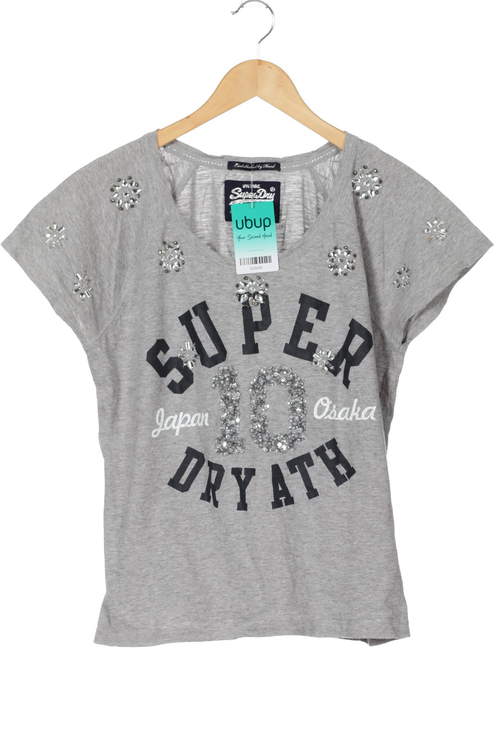 

Superdry Damen T-Shirt, grau, Gr.