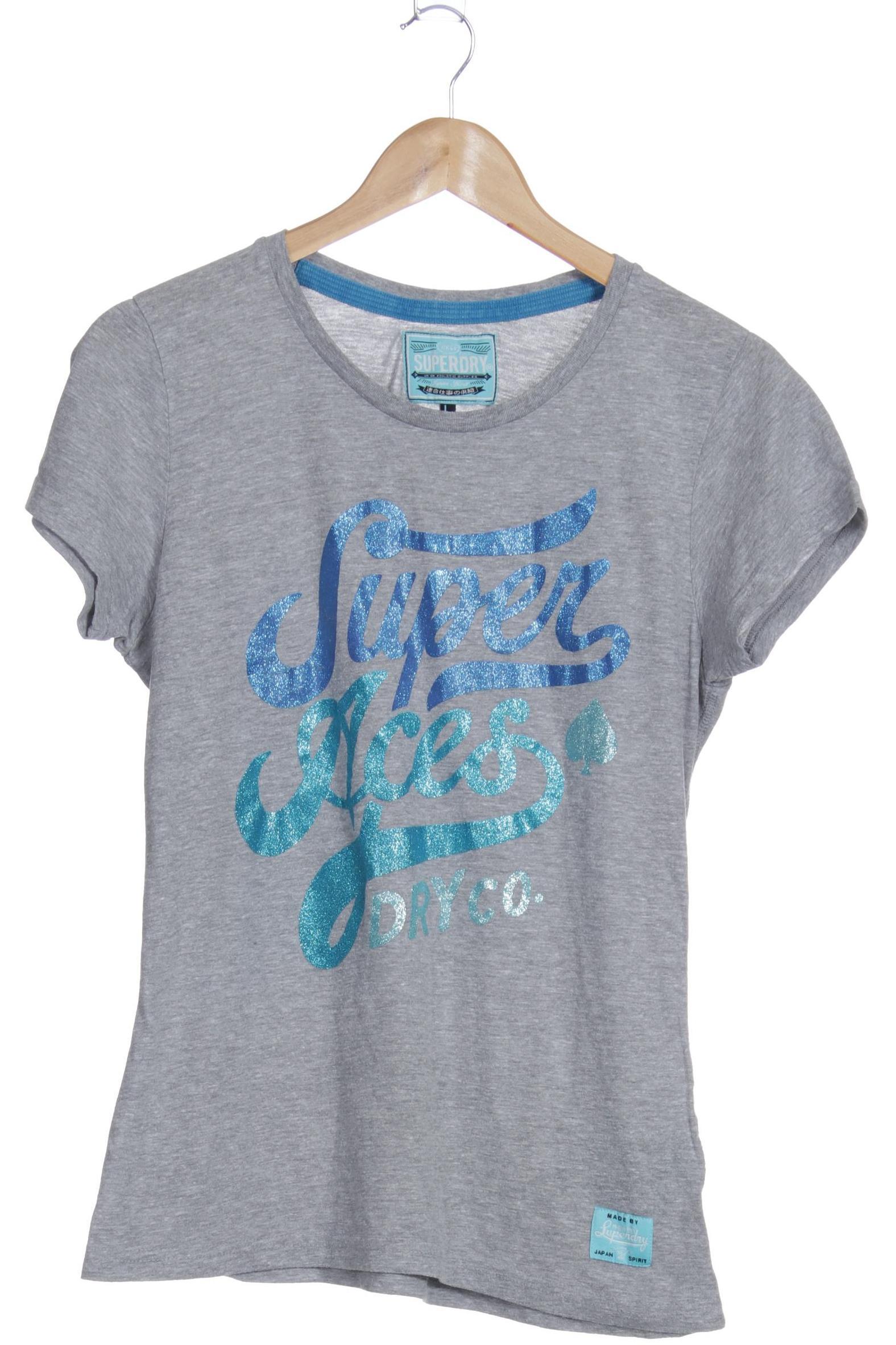 

Superdry Damen T-Shirt, grau, Gr.