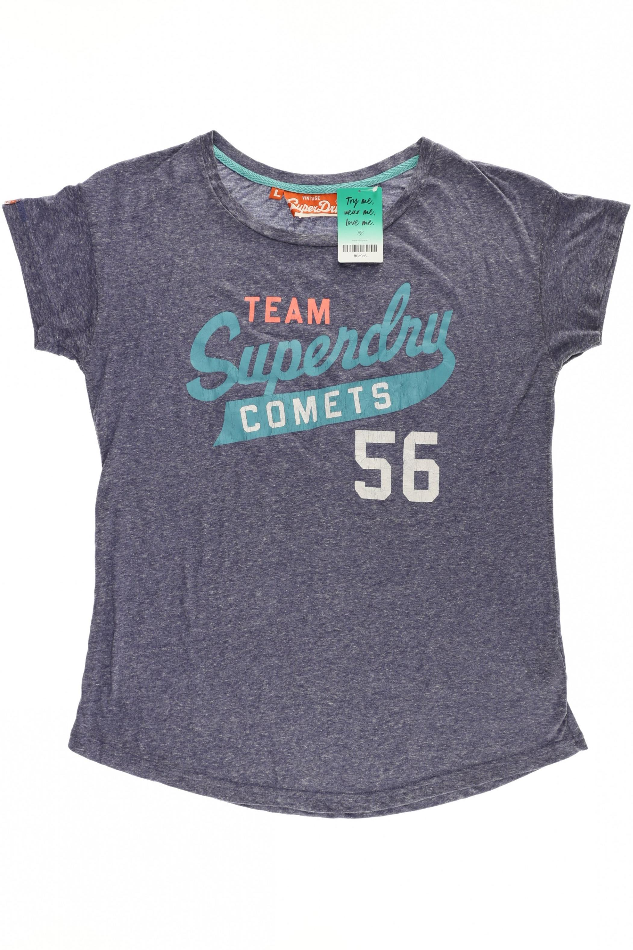 

Superdry Damen T-Shirt, blau, Gr.