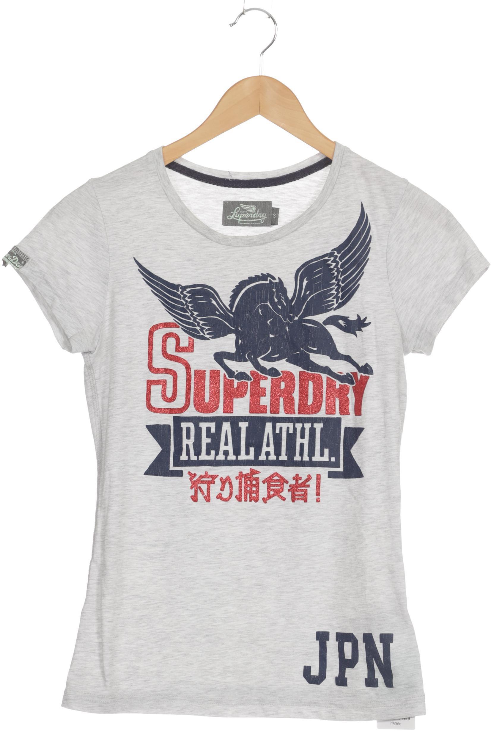 

Superdry Damen T-Shirt, grau, Gr.