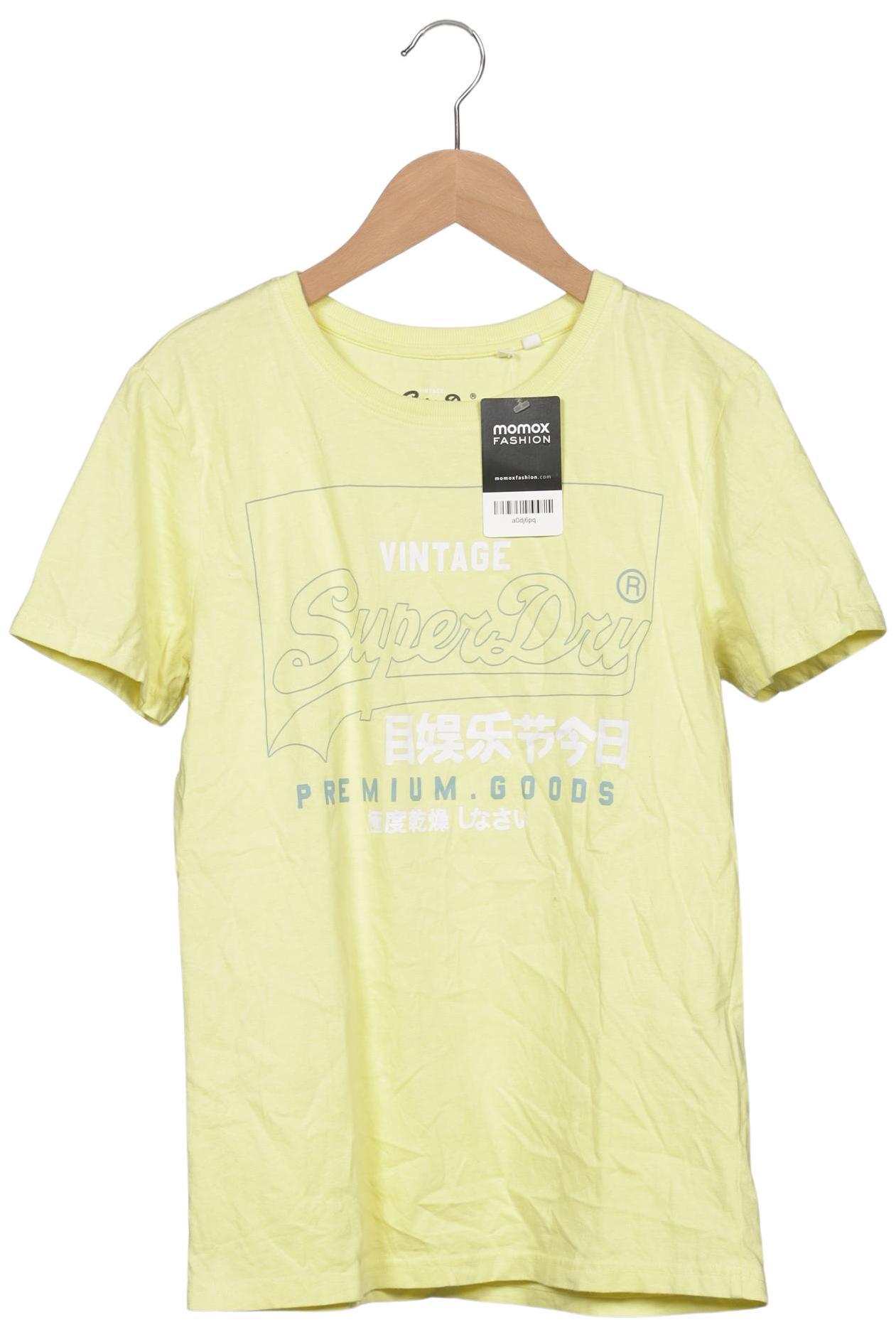 

Superdry Damen T-Shirt, gelb, Gr. 38