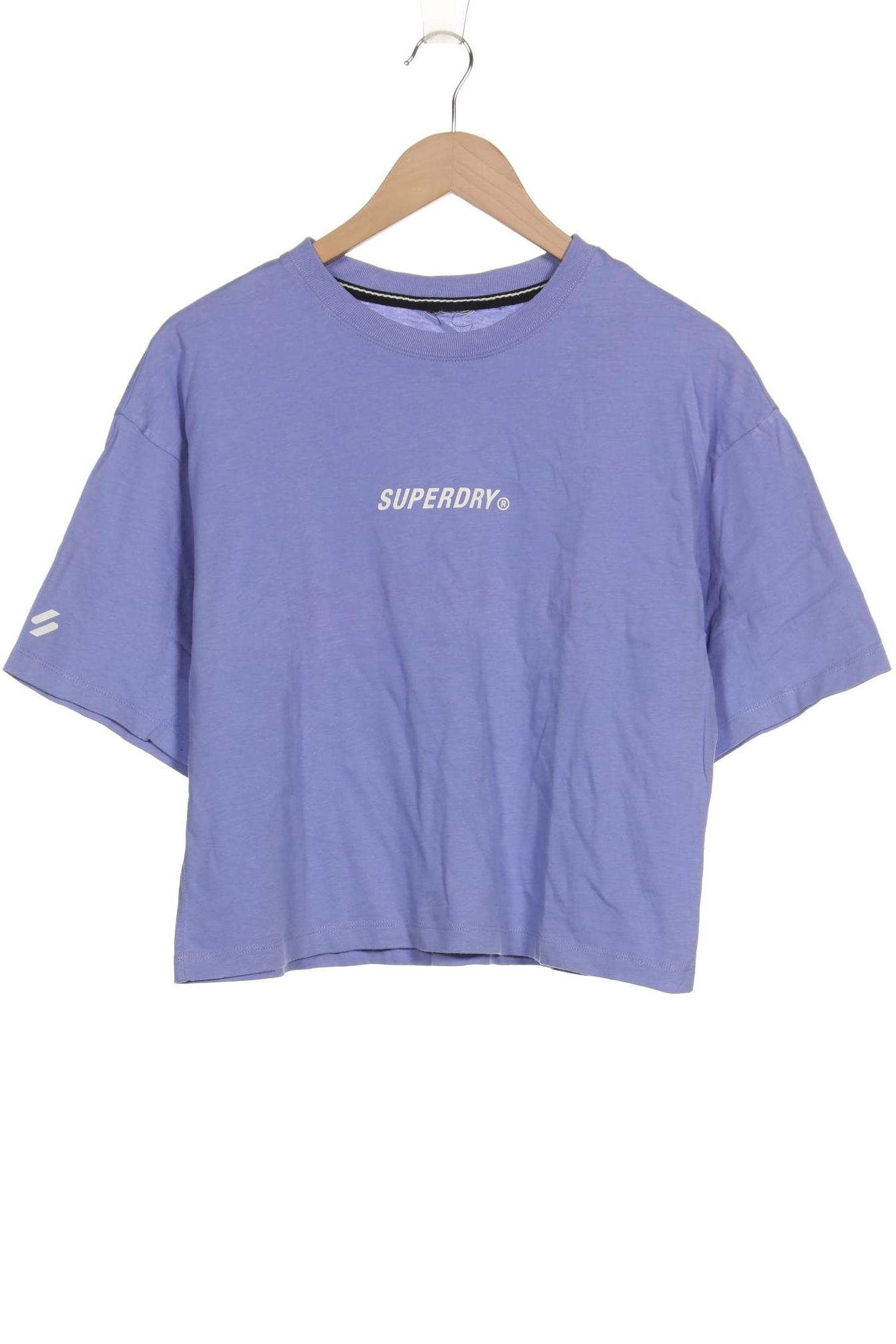 

Superdry Damen T-Shirt, flieder, Gr. 44