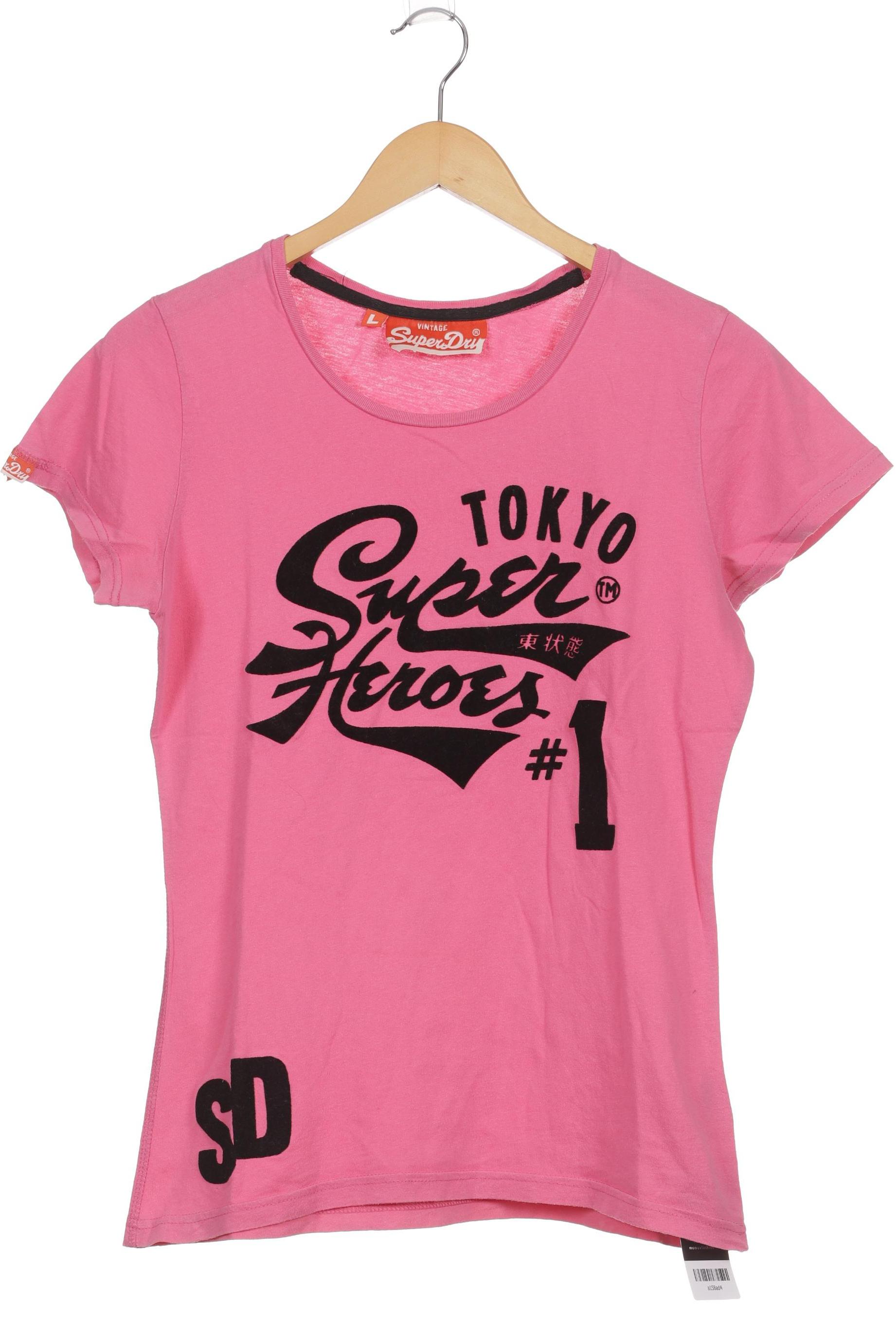 

Superdry Damen T-Shirt, pink, Gr.