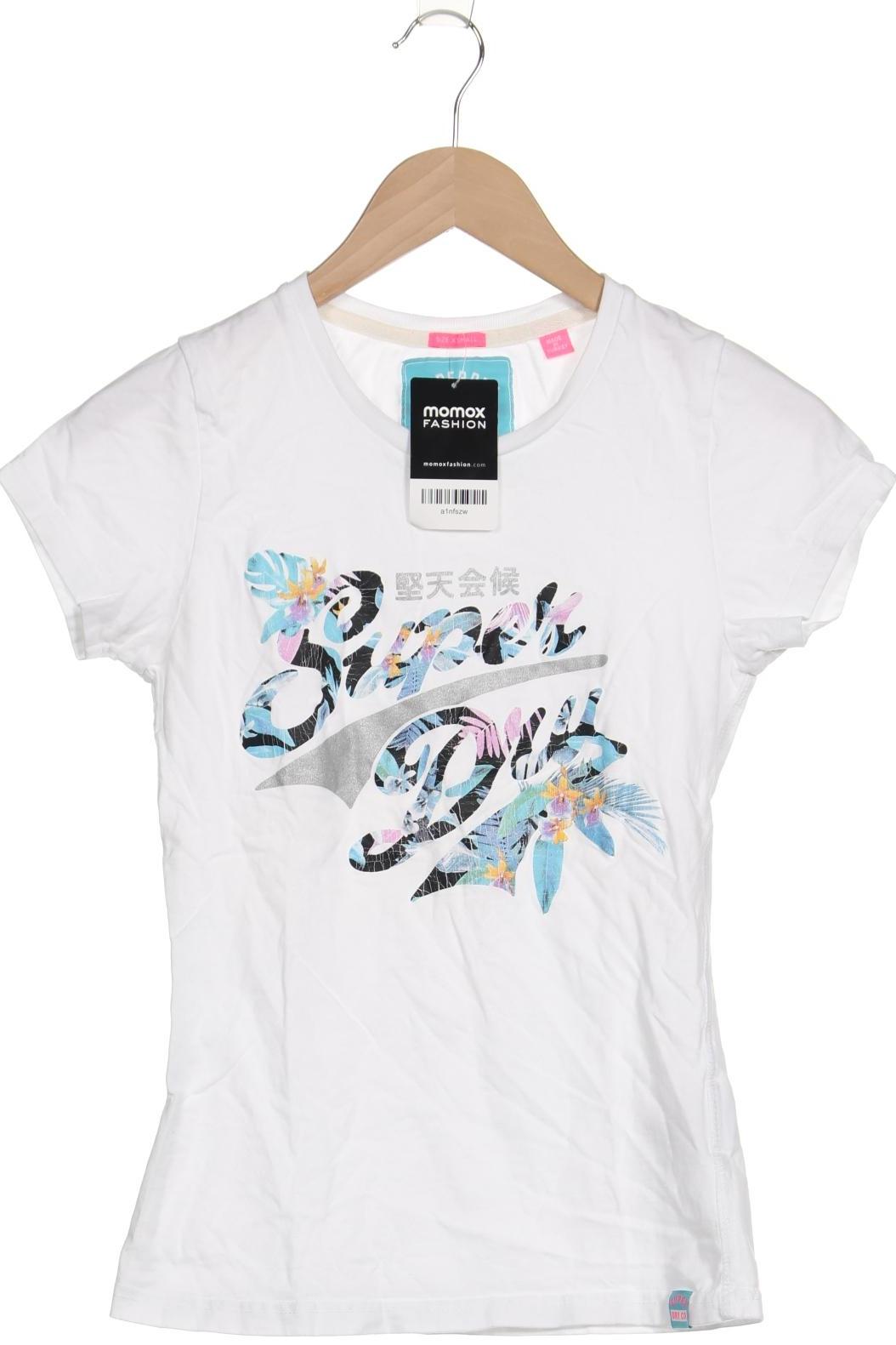 

Superdry Damen T-Shirt, weiß, Gr. 36