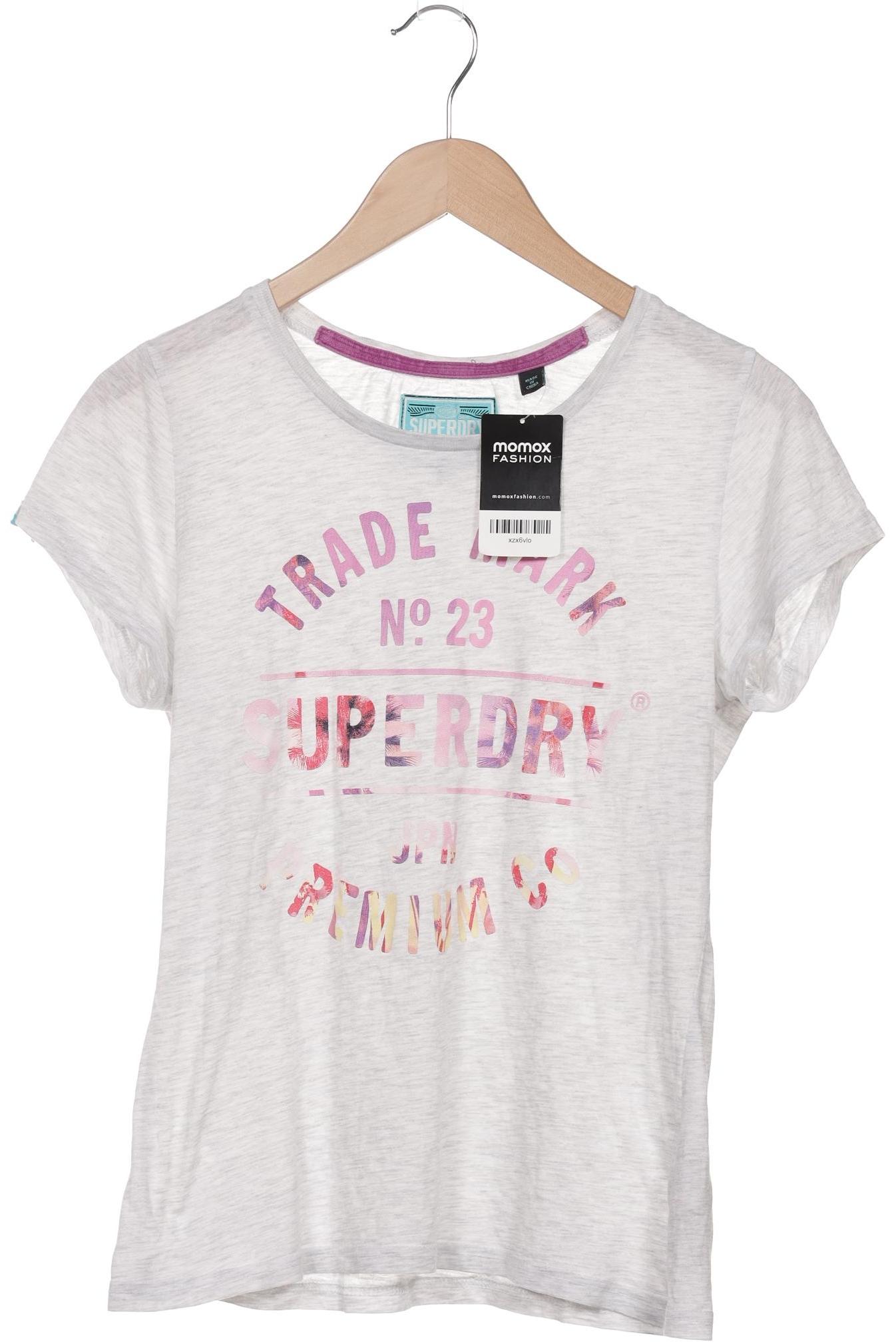 

Superdry Damen T-Shirt, grau, Gr. 42