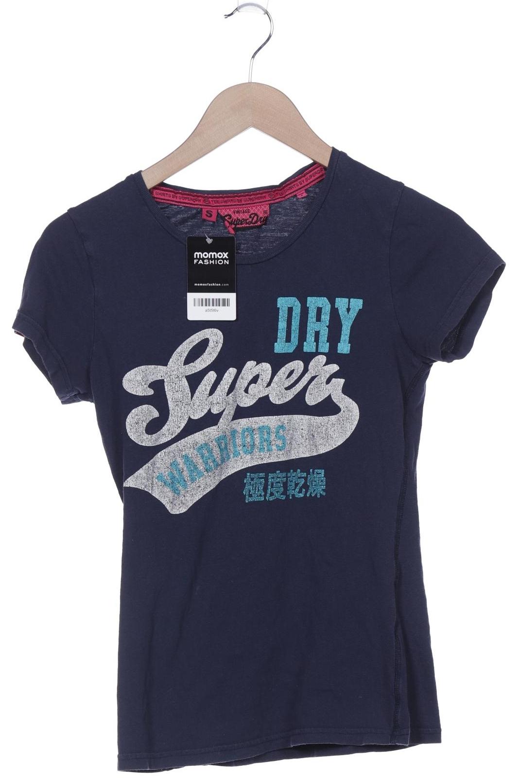 

Superdry Damen T-Shirt, marineblau, Gr. 36