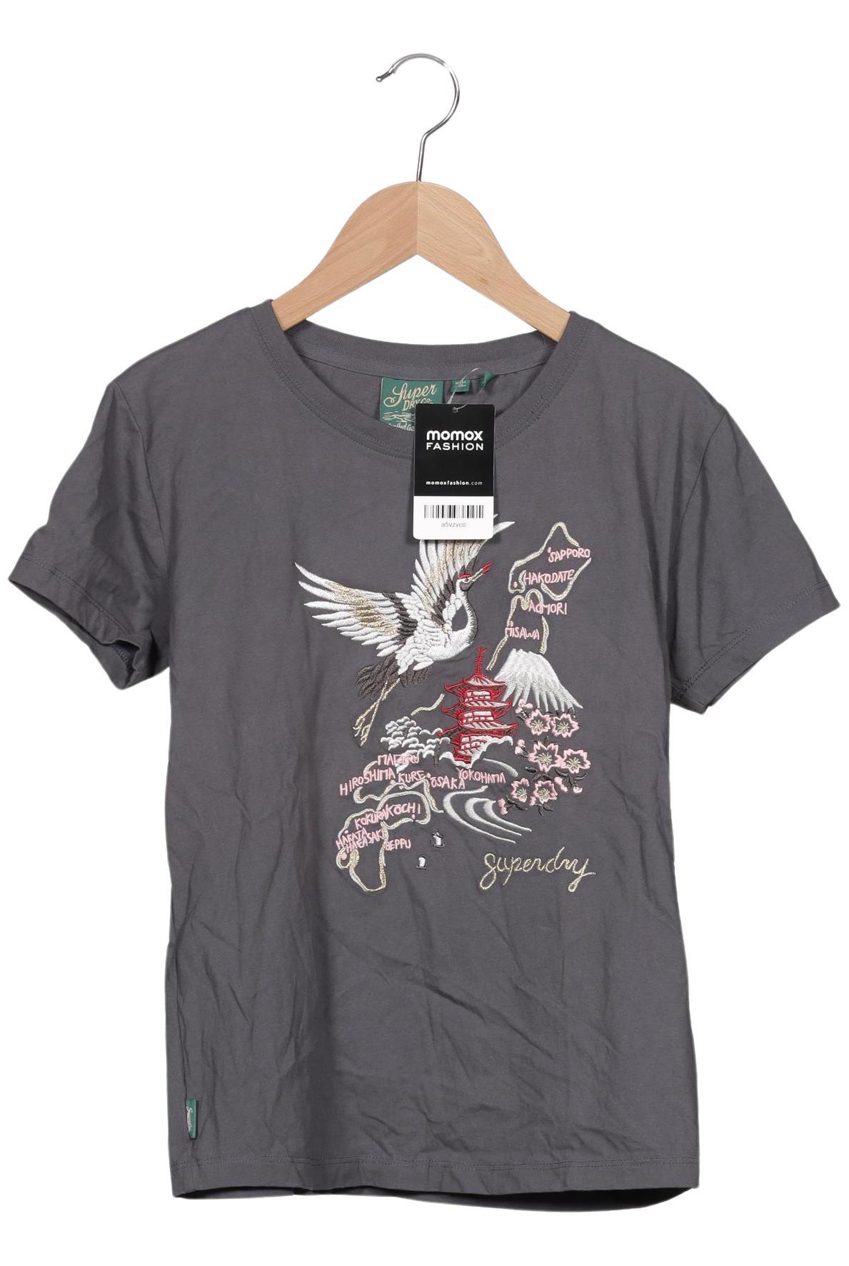 

Superdry Damen T-Shirt, grau, Gr. 38