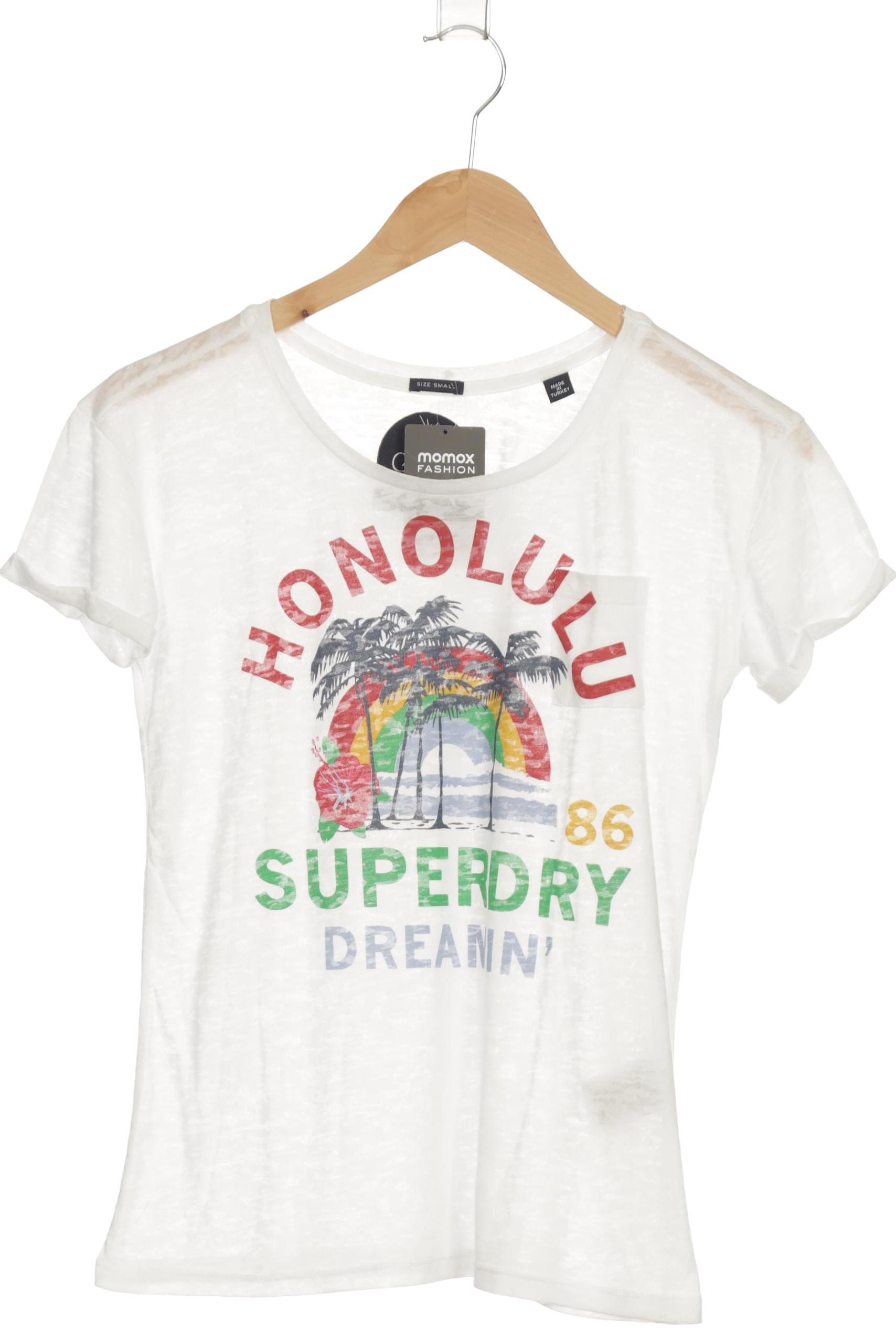 

Superdry Damen T-Shirt, weiß, Gr. 36