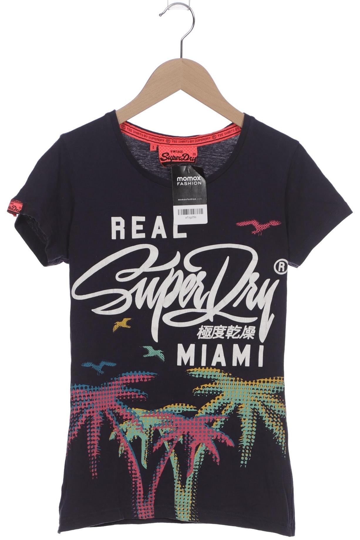 

Superdry Damen T-Shirt, marineblau, Gr. 34