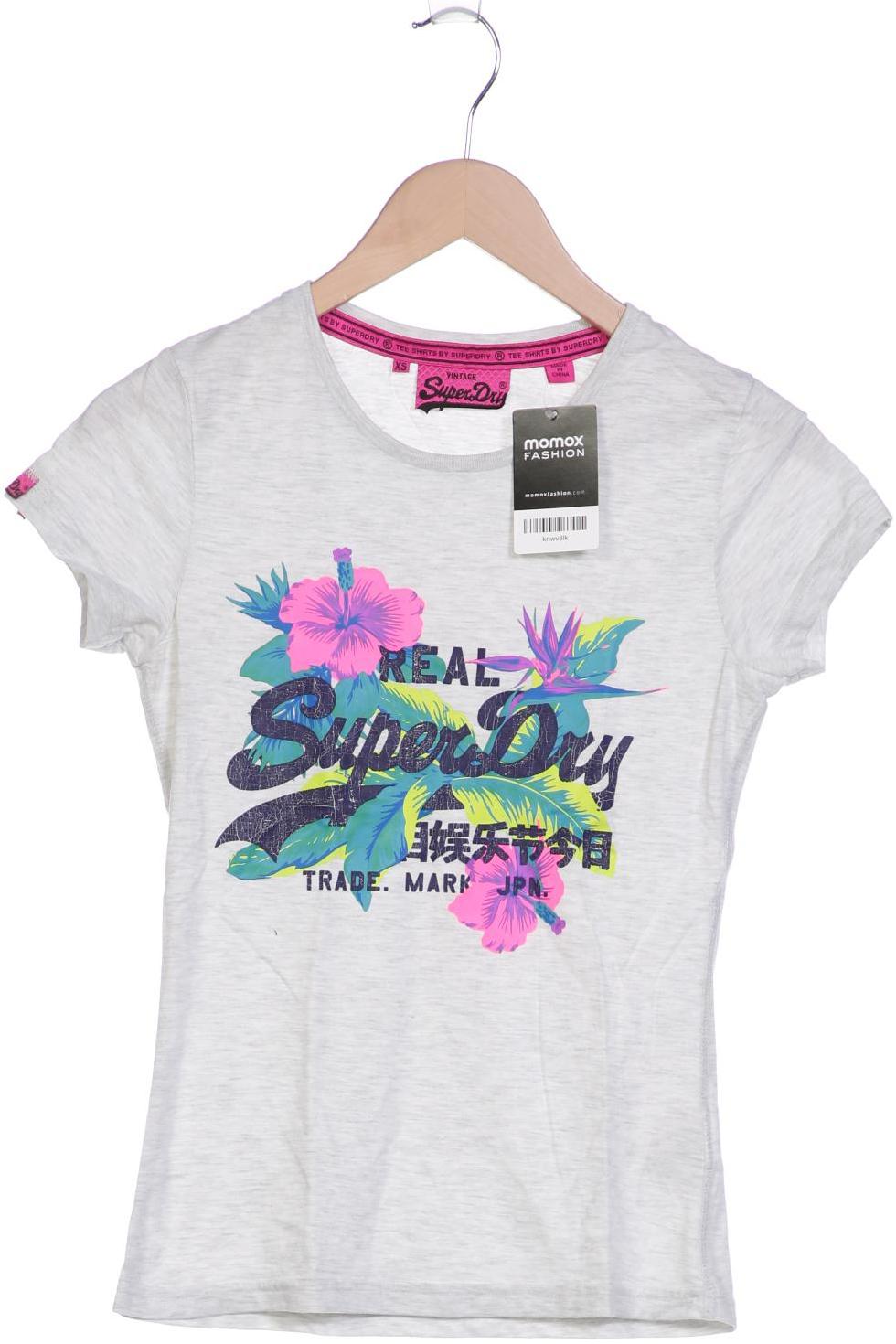 

Superdry Damen T-Shirt, grau, Gr. 36