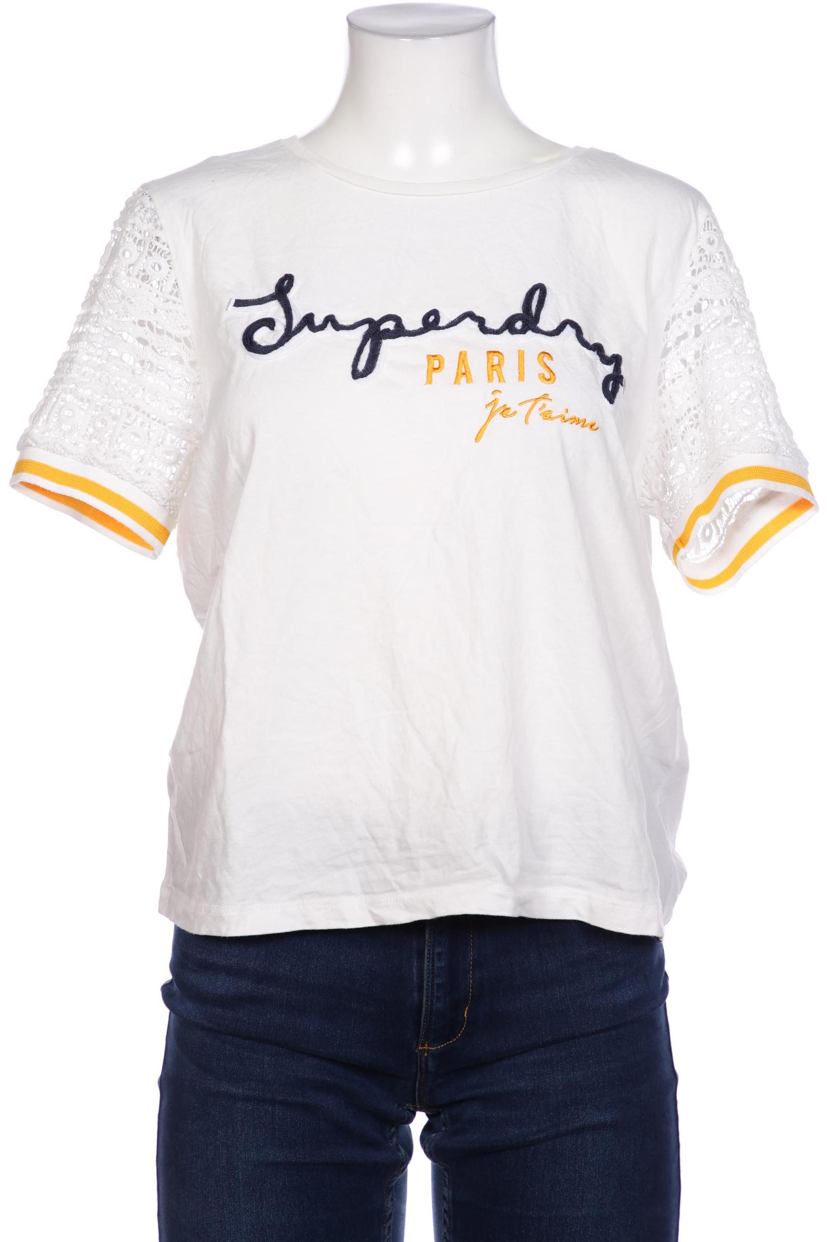 

Superdry Damen T-Shirt, weiß, Gr. 42