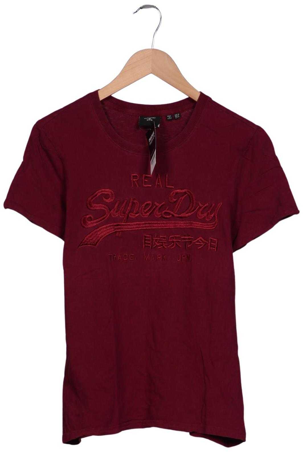 

Superdry Damen T-Shirt, bordeaux, Gr. 40
