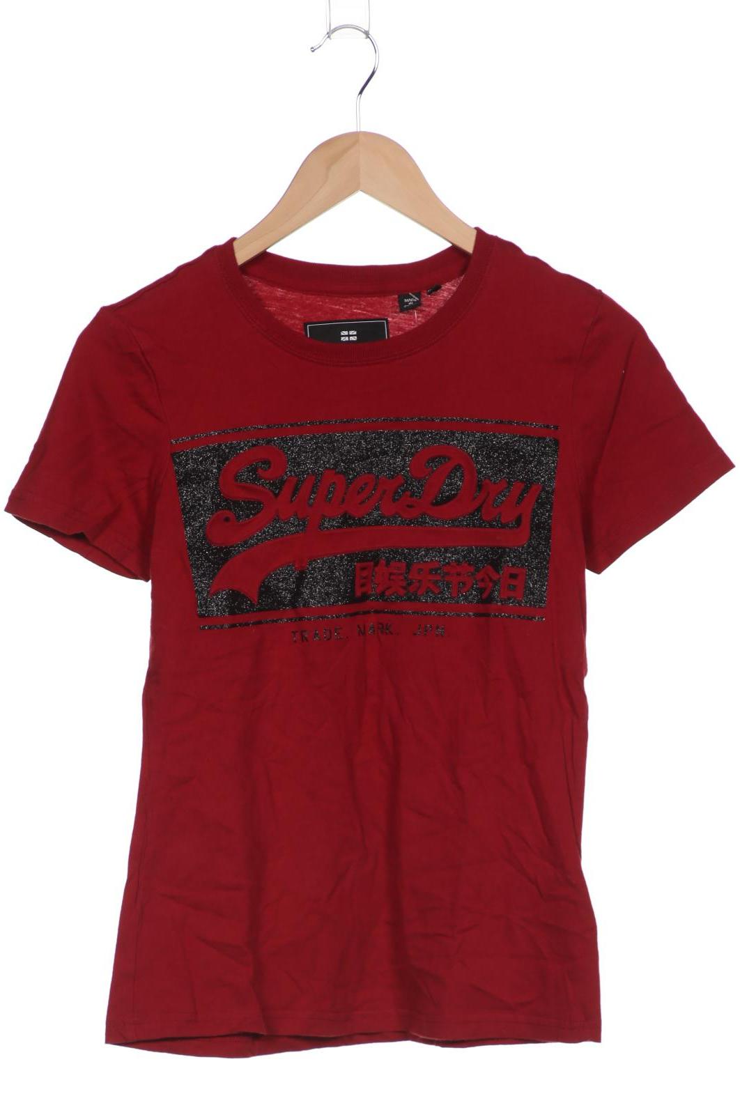 

Superdry Damen T-Shirt, bordeaux, Gr. 36
