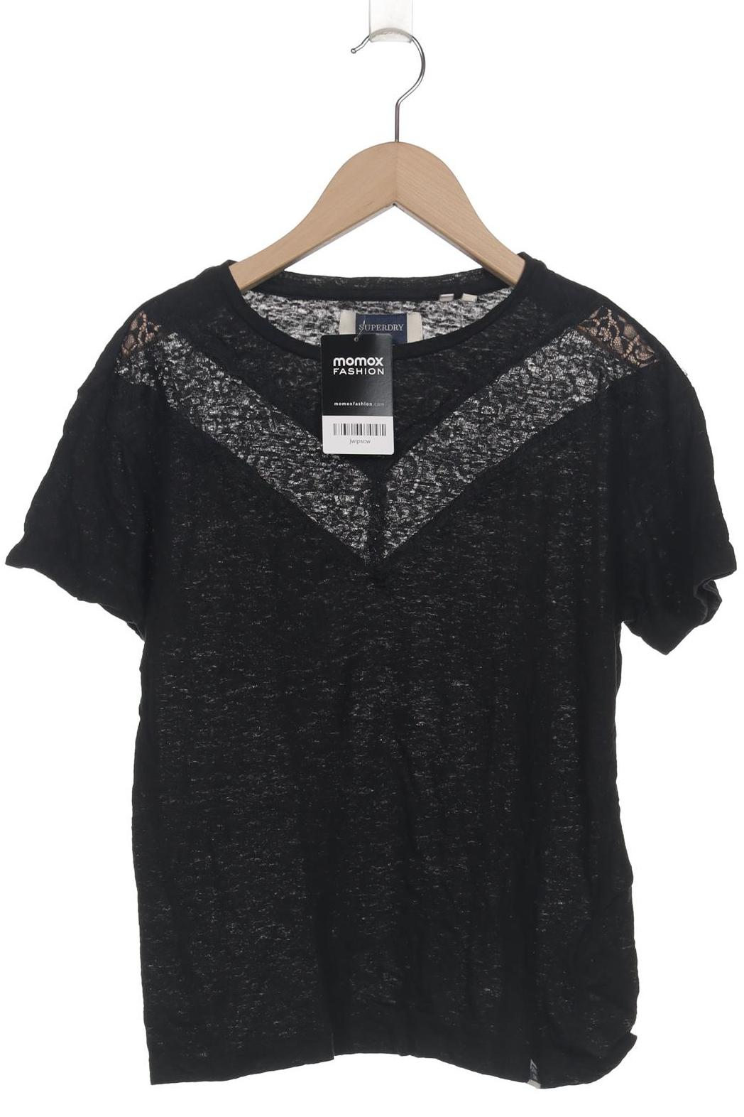 

Superdry Damen T-Shirt, schwarz, Gr. 36